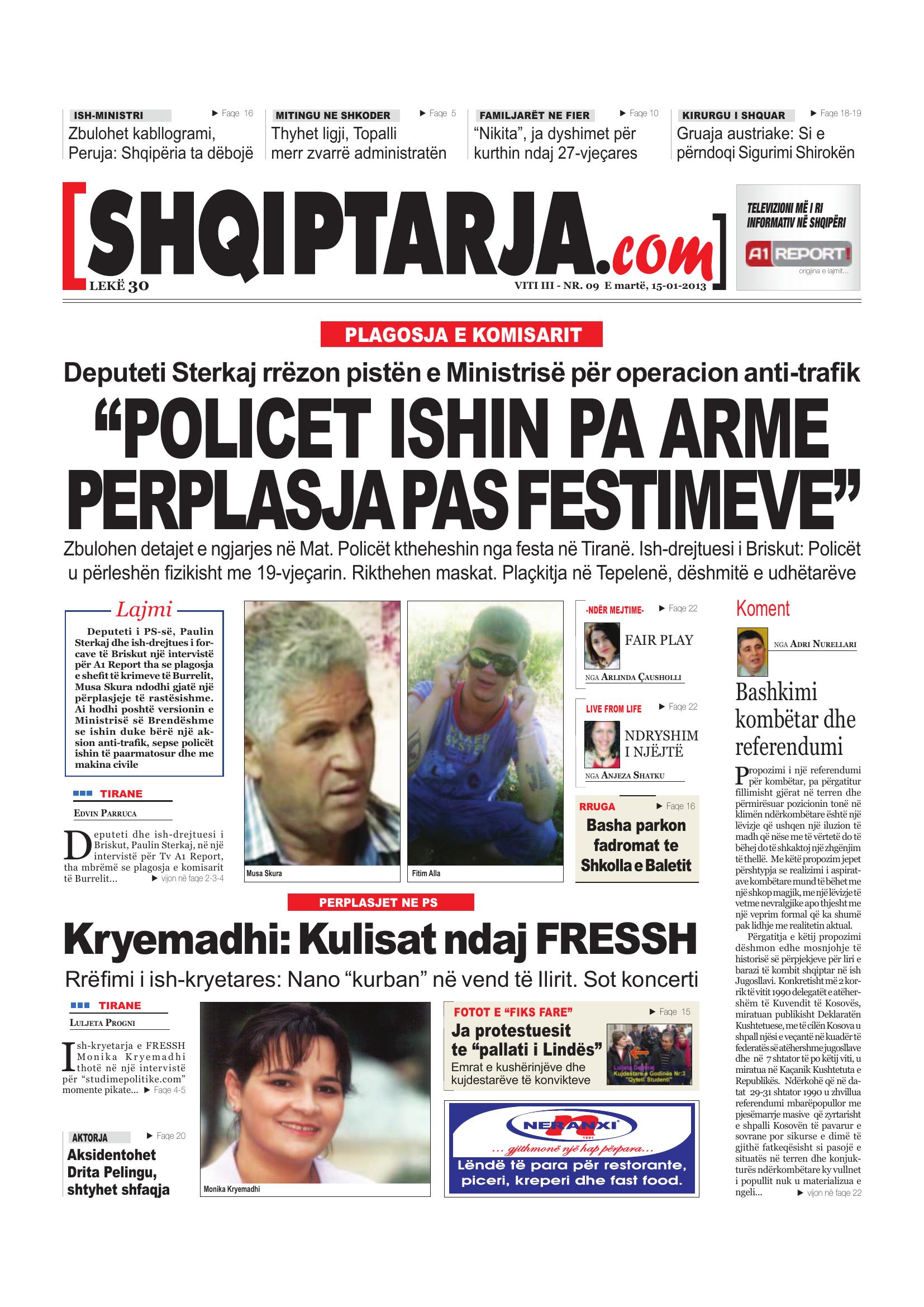 Shqiptarja.com 2013-01-15