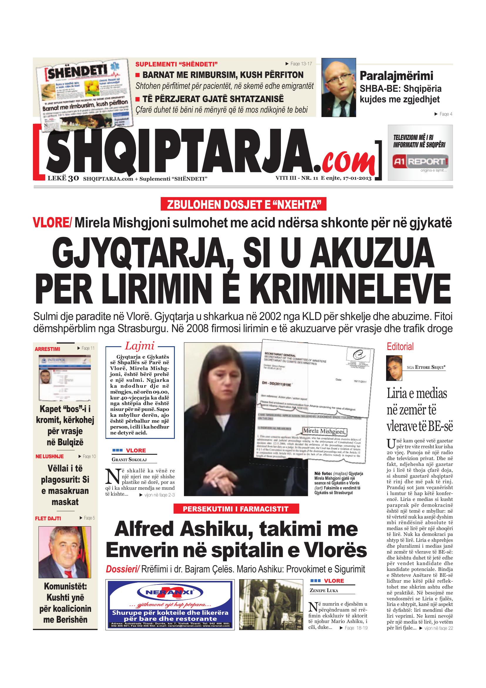 Shqiptarja.com 2013-01-17
