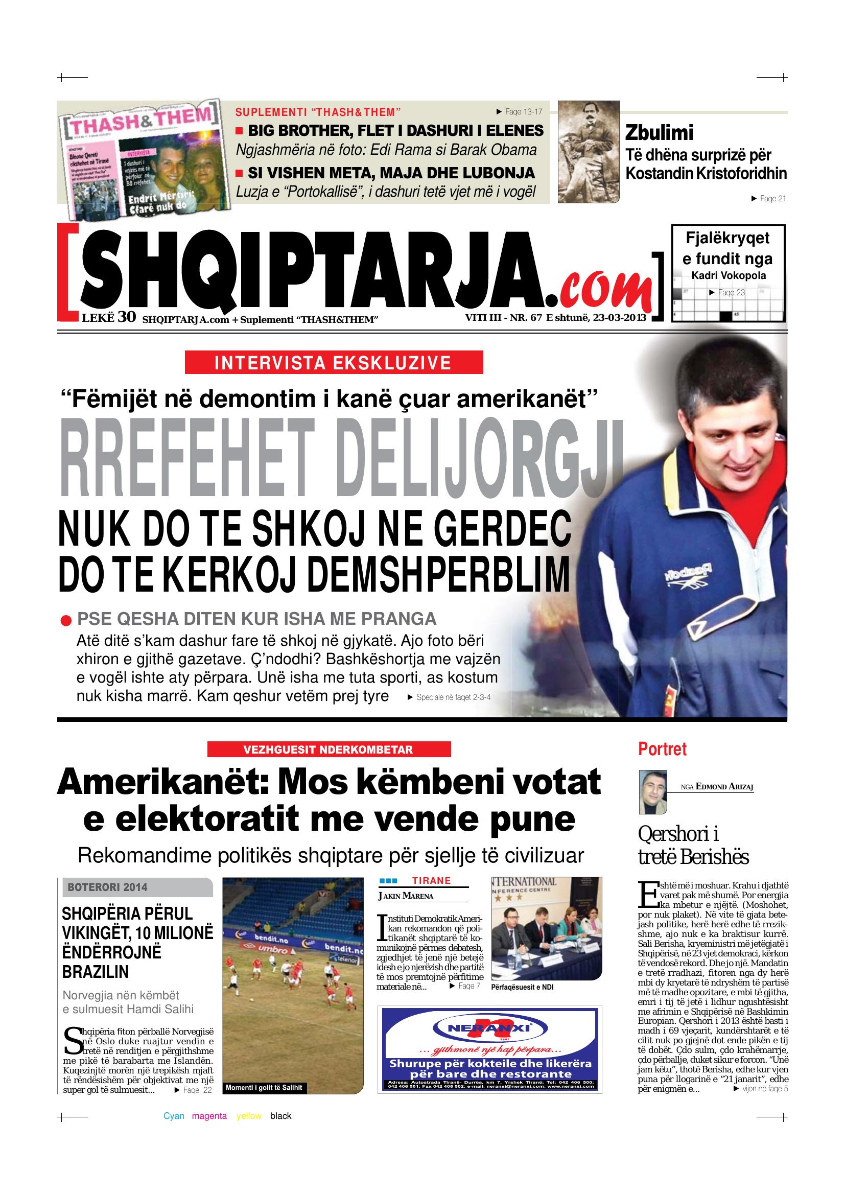 Shqiptarja.com 2013-03-23