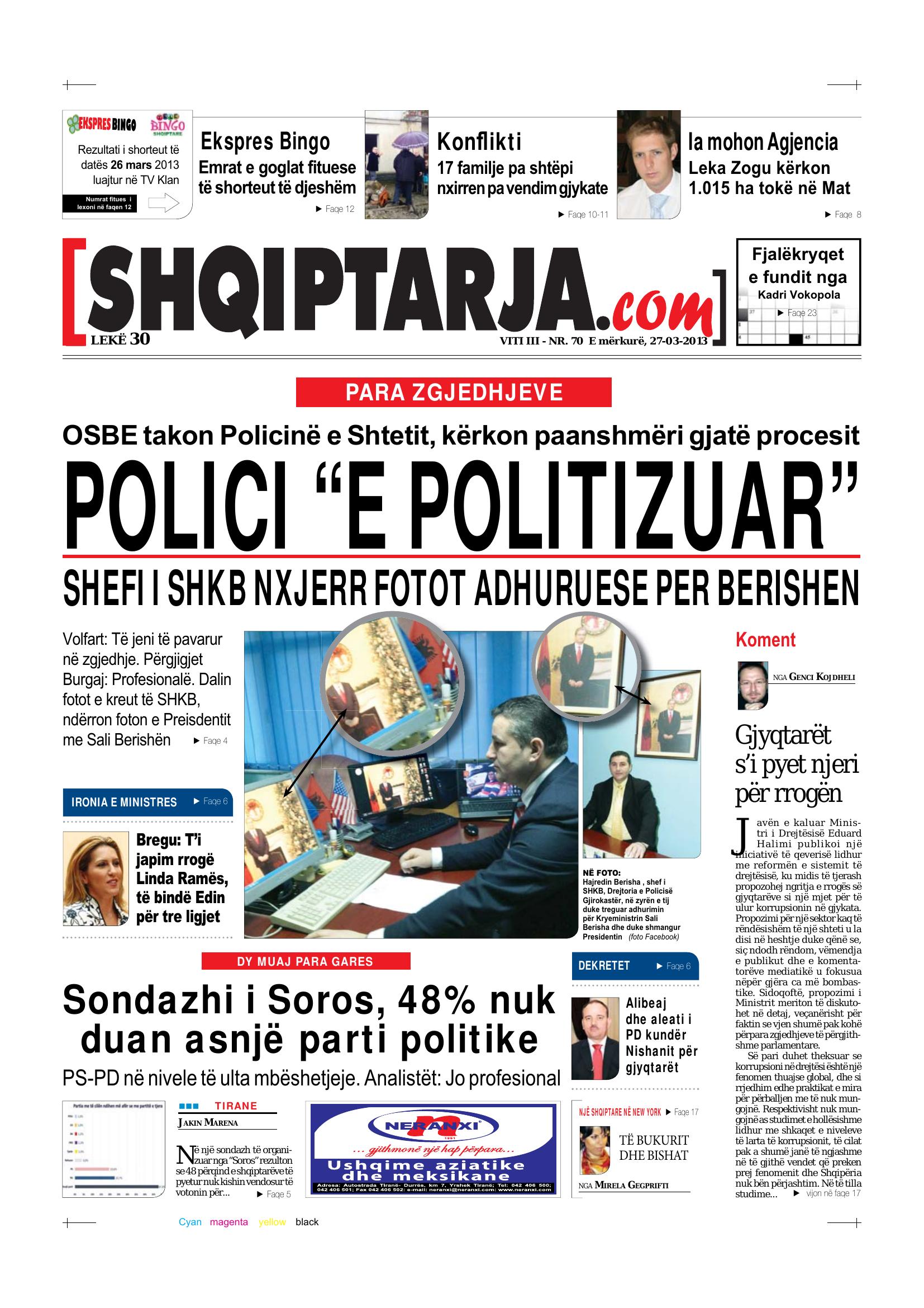 Shqiptarja.com 2013-03-27