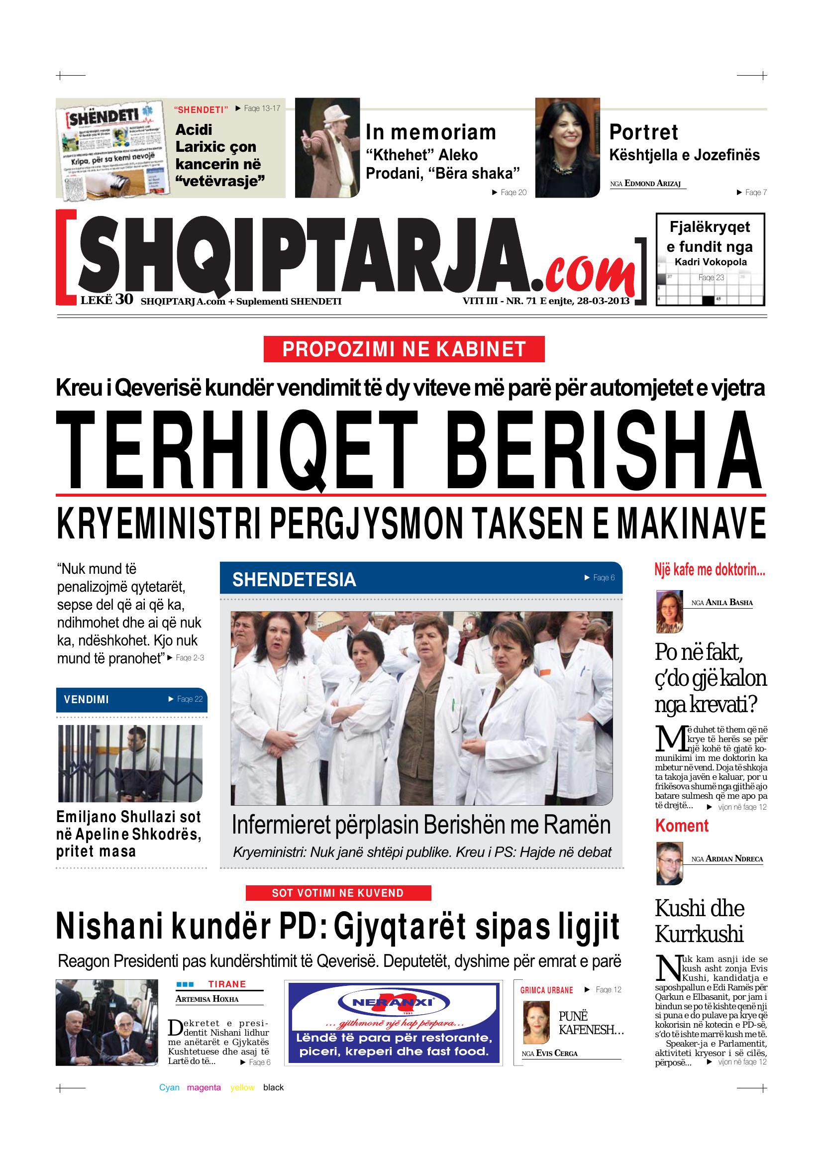 Shqiptarja.com 2013-03-28