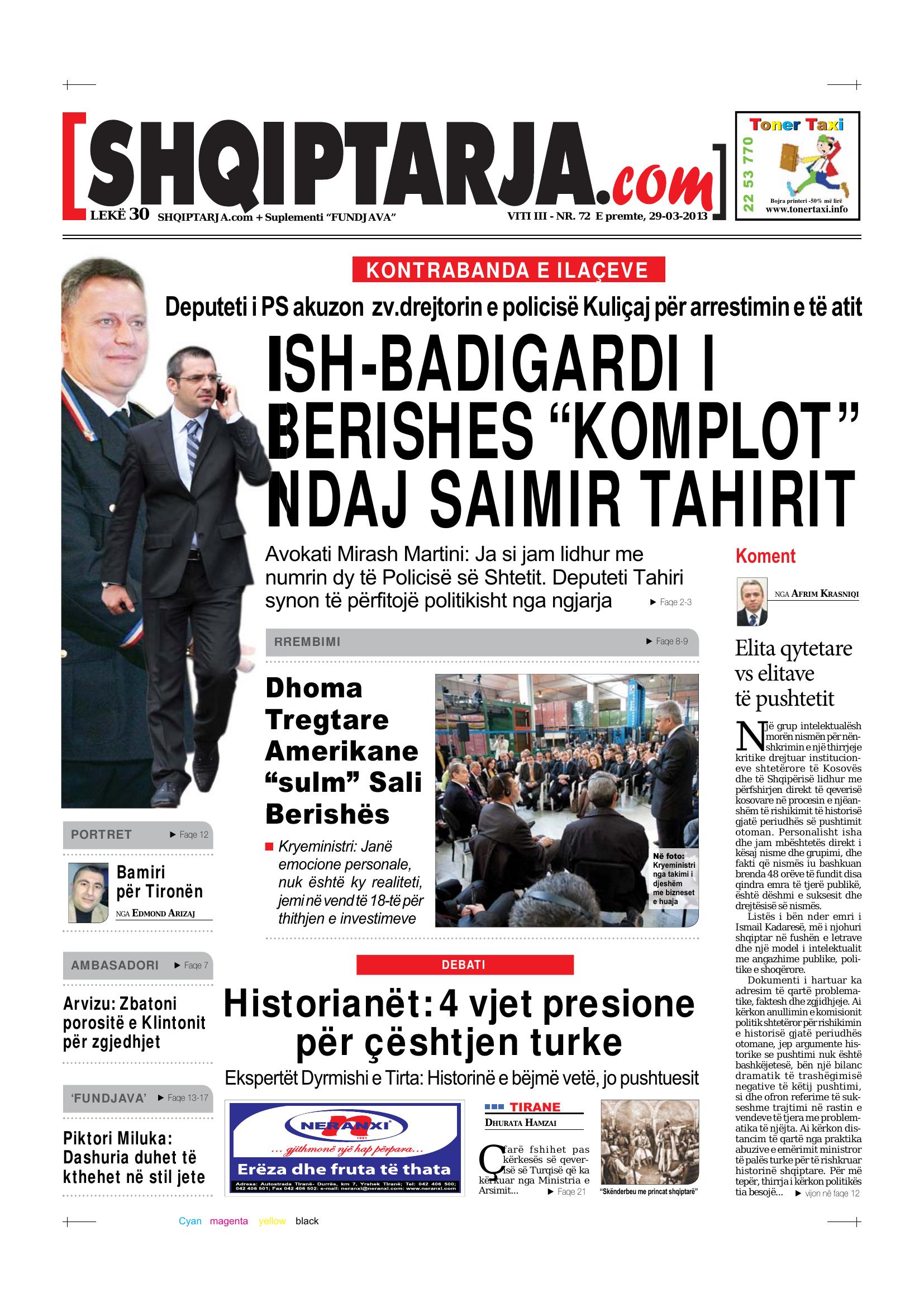 Shqiptarja.com 2013-03-29