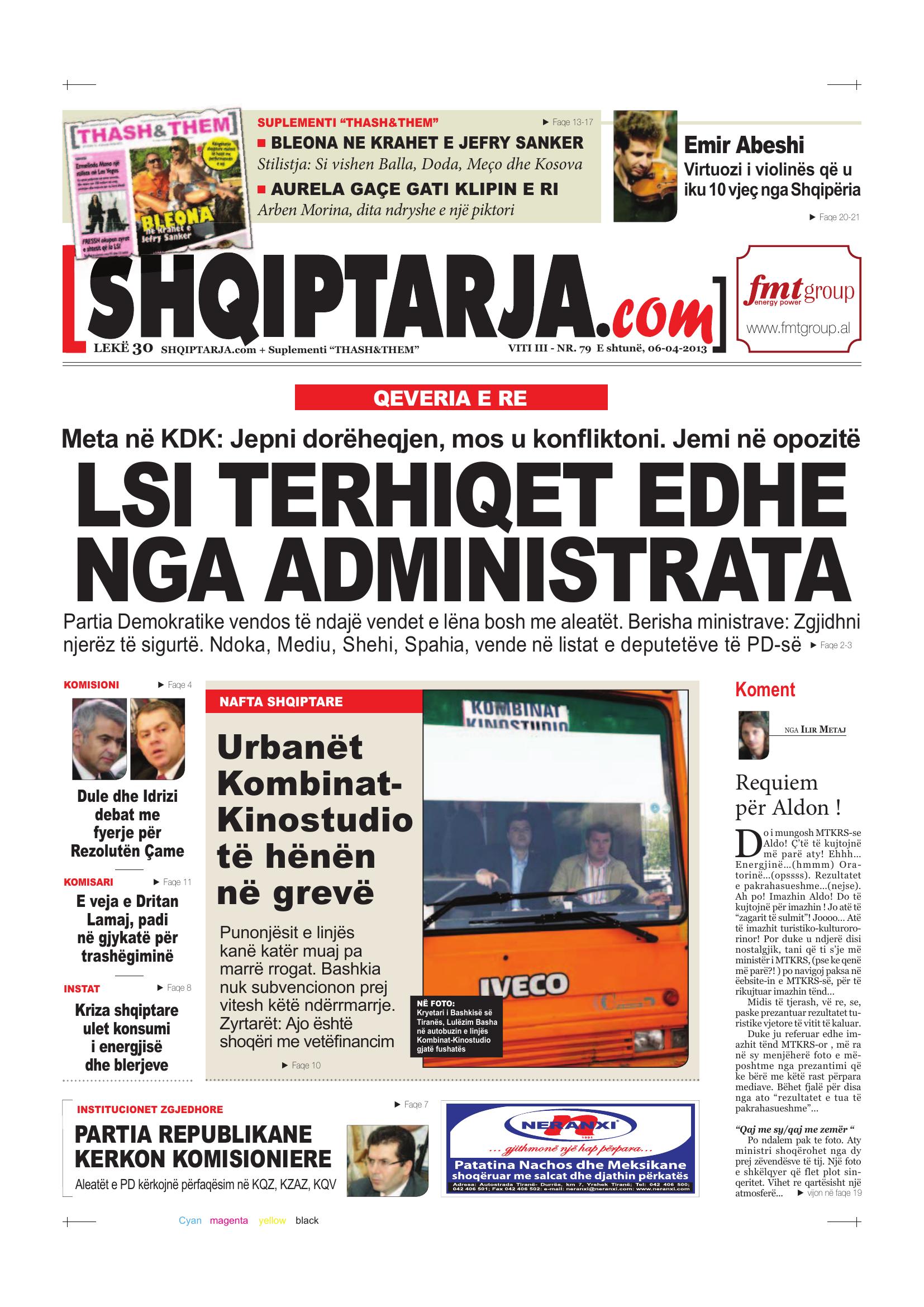 Shqiptarja.com 2013-04-06