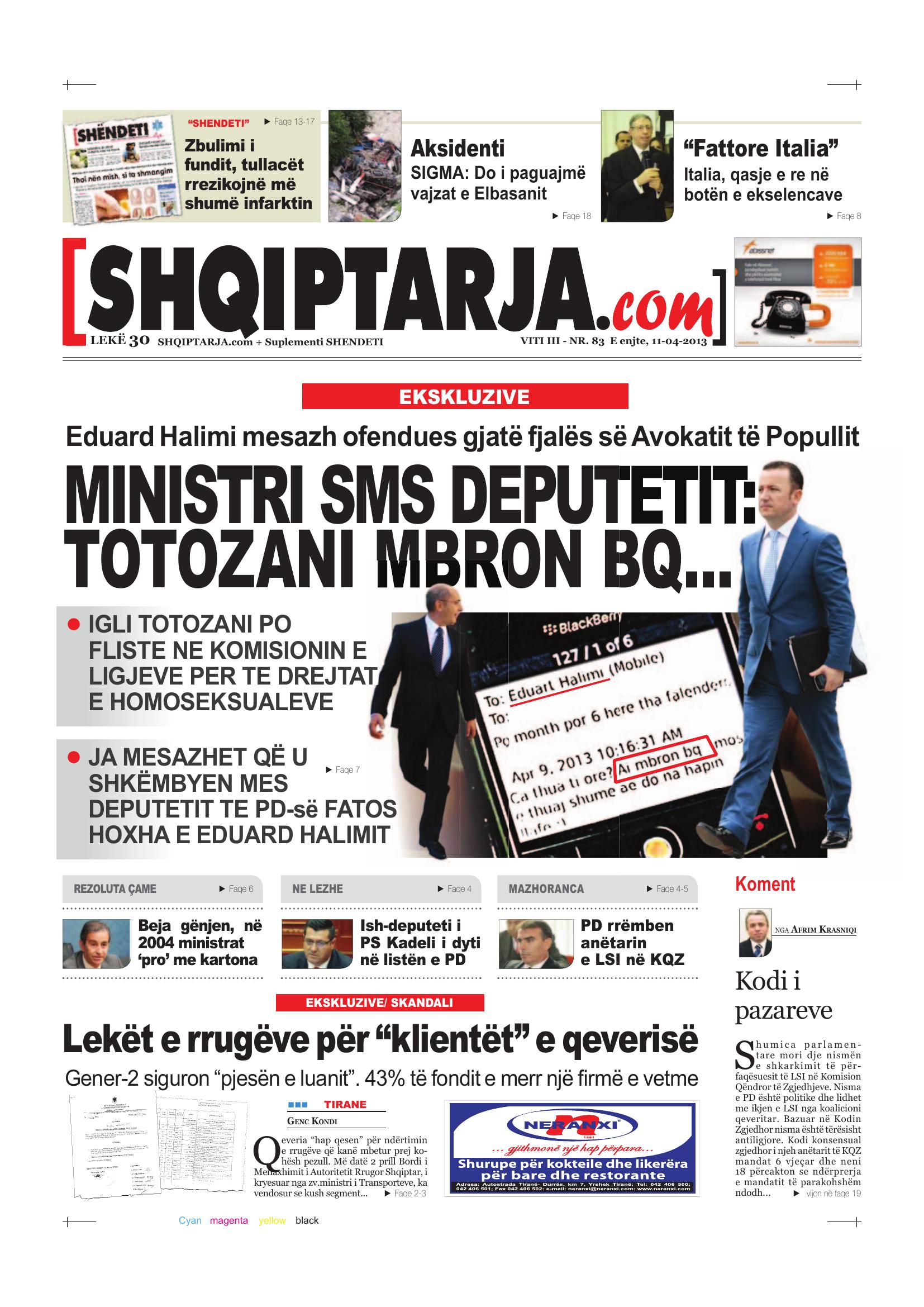 Shqiptarja.com 2013-04-11