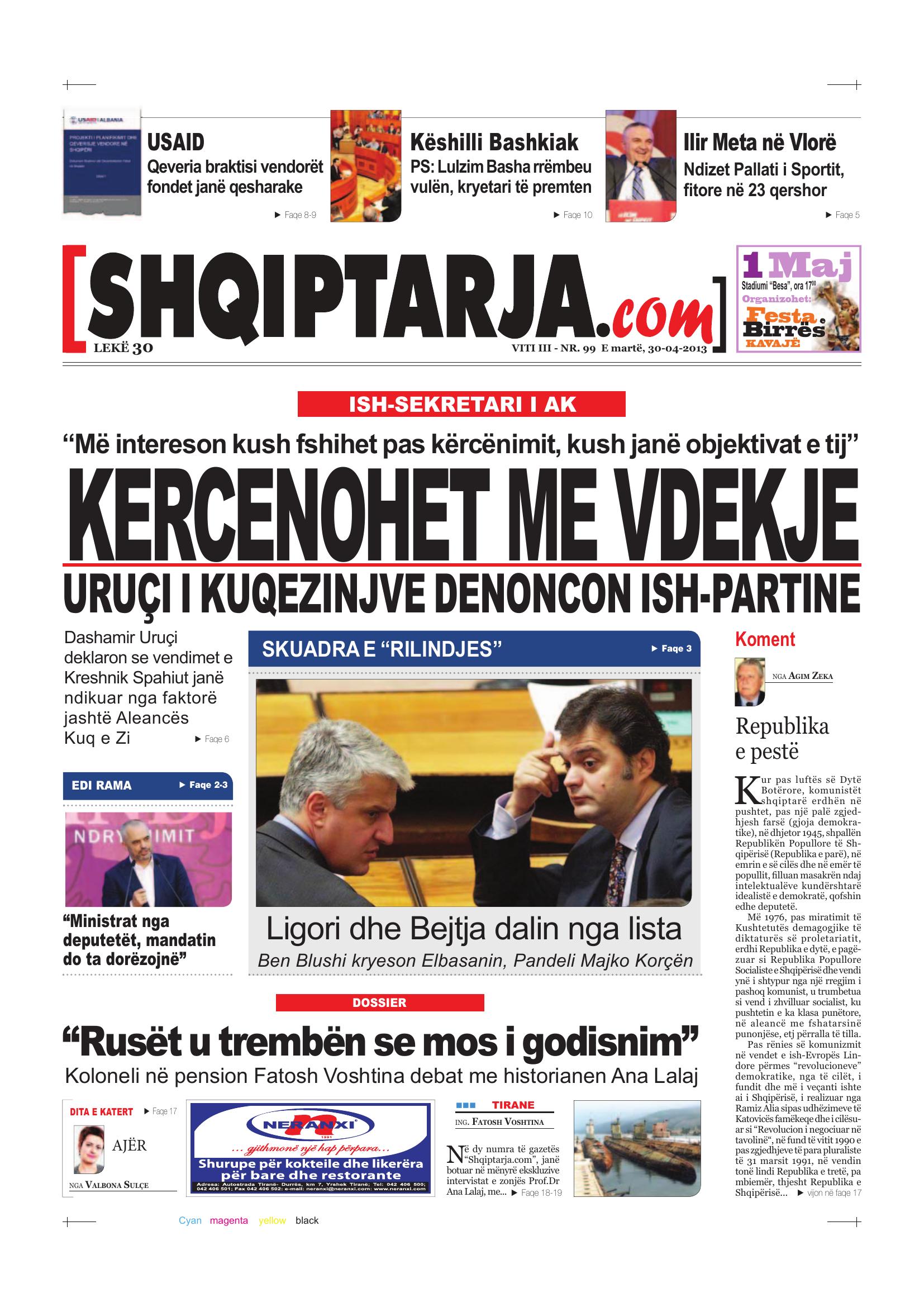 Shqiptarja.com 2013-04-30