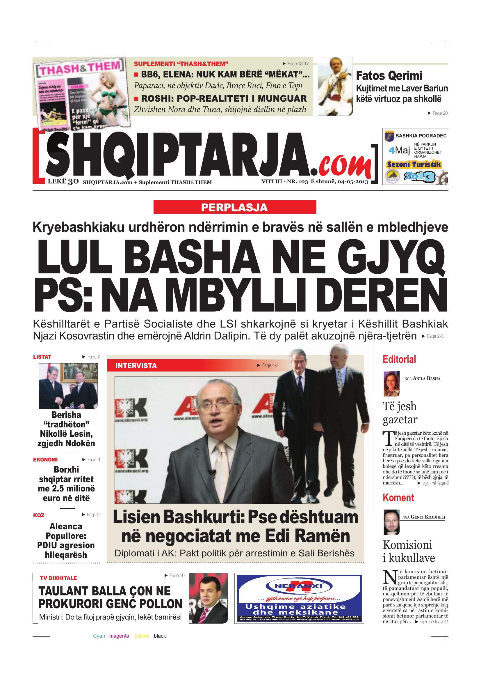 Shqiptarja.com 2013-05-04