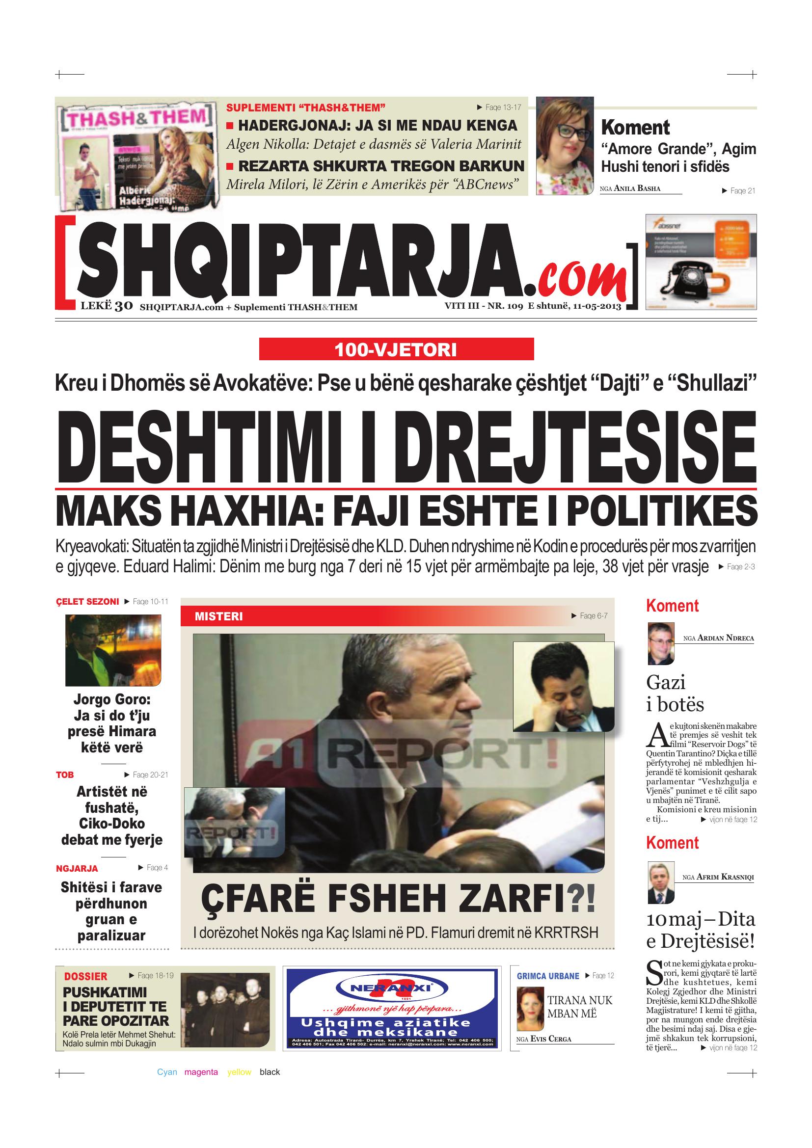 Shqiptarja.com 2013-05-11