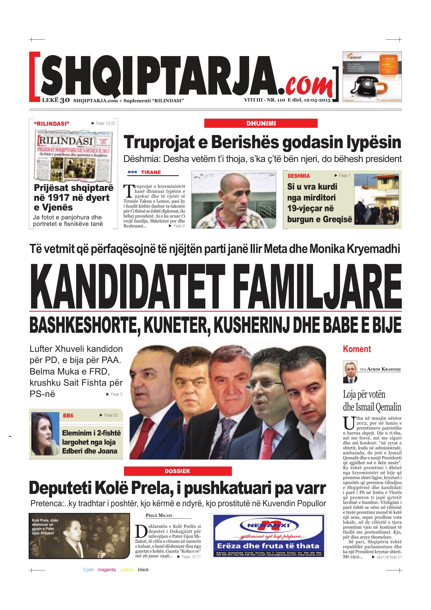 Shqiptarja.com 2013-05-12