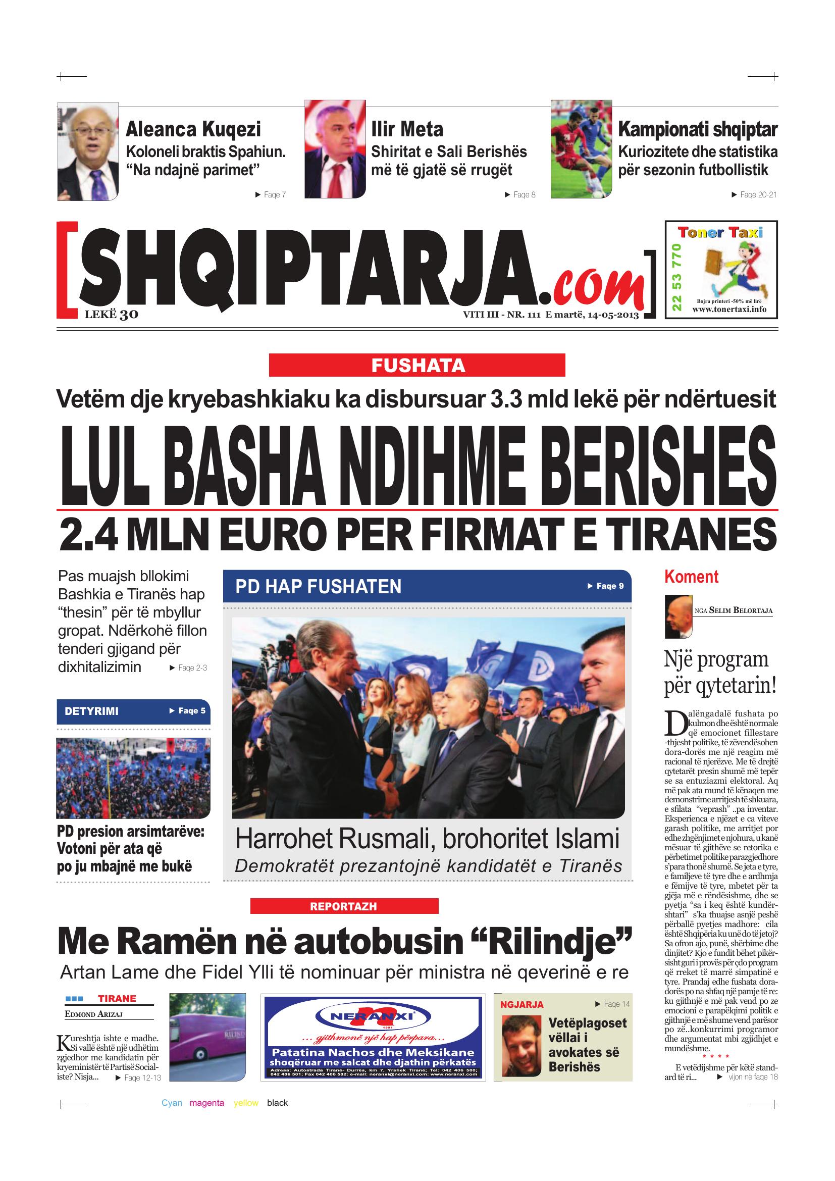 Shqiptarja.com 2013-05-14