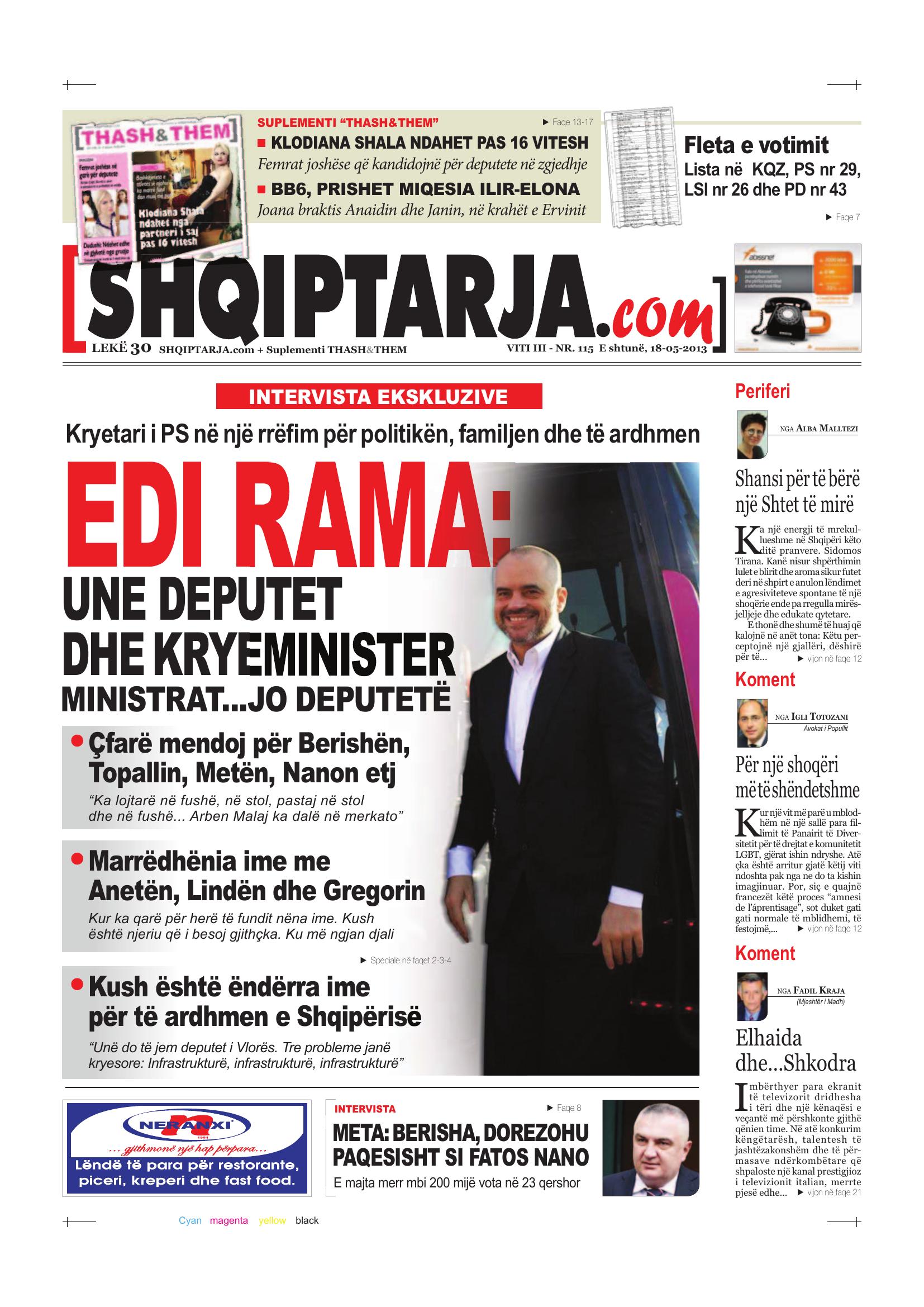 Shqiptarja.com 2013-05-18