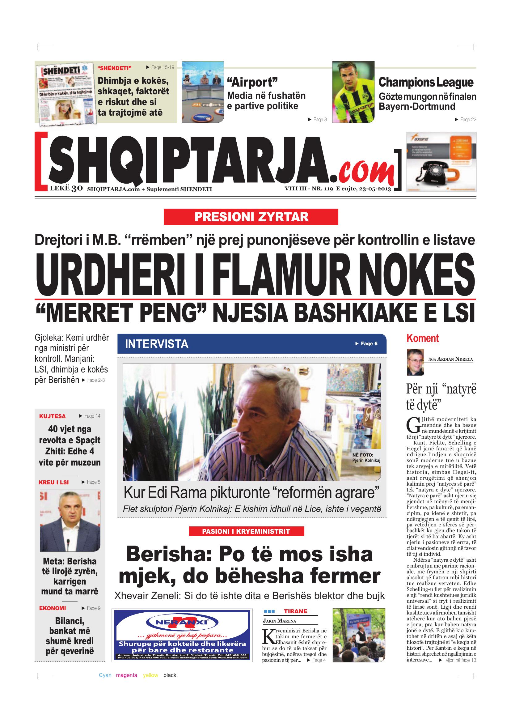 Shqiptarja.com 2013-05-23