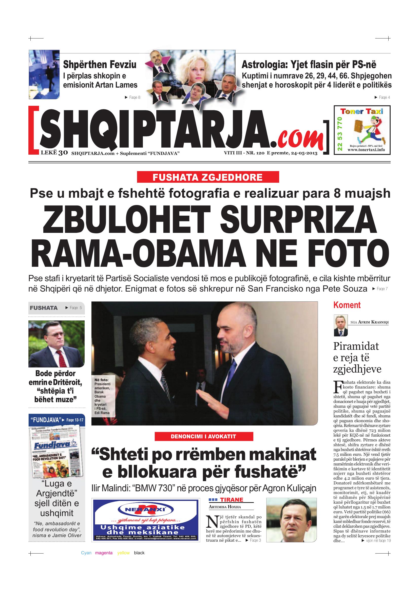 Shqiptarja.com 2013-05-24