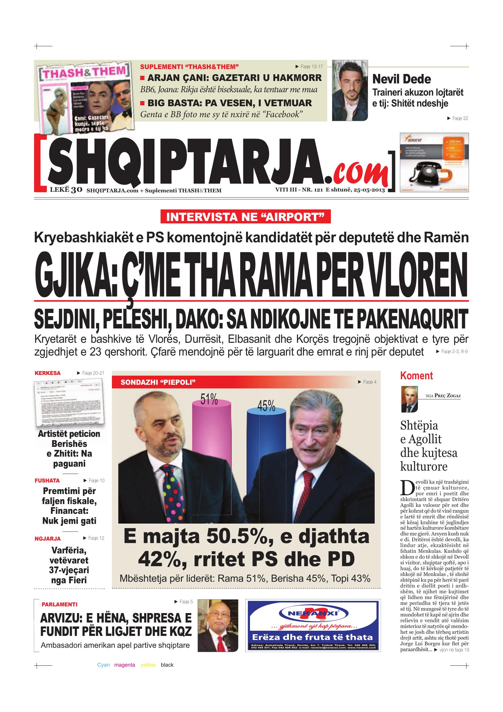 Shqiptarja.com 2013-05-25