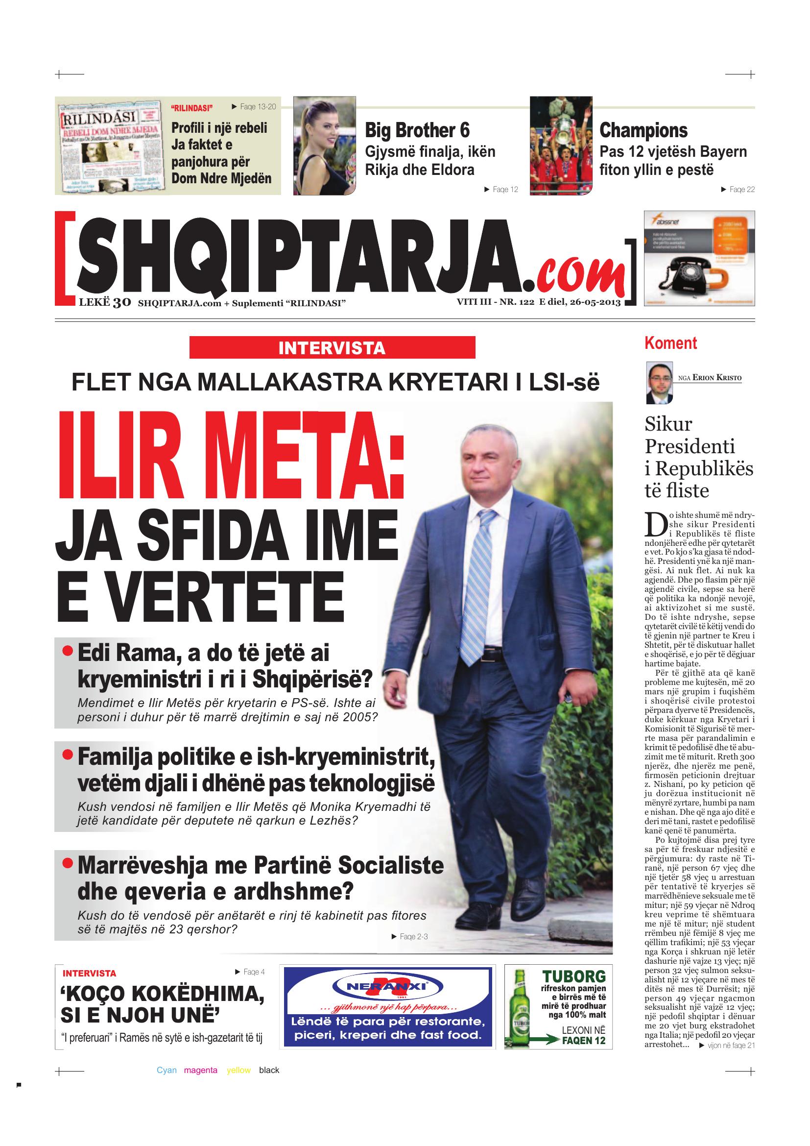 Shqiptarja.com 2013-05-26