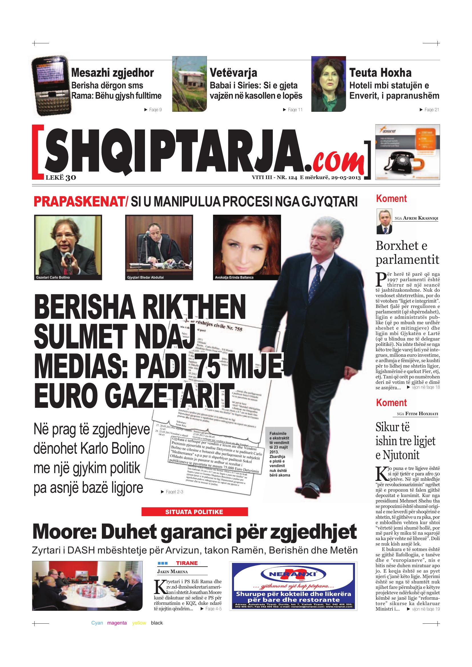 Shqiptarja.com 2013-05-29