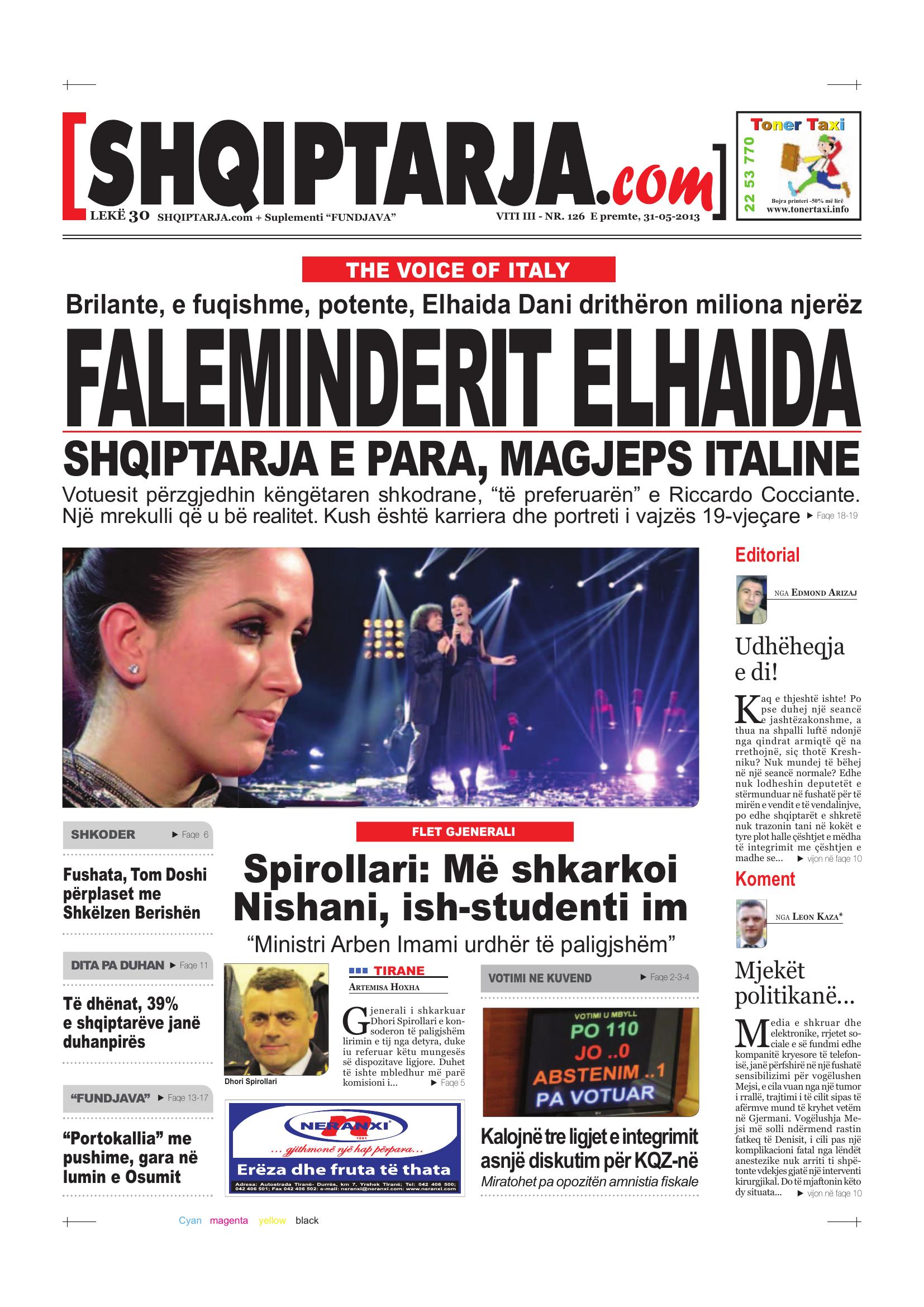 Shqiptarja.com 2013-05-31