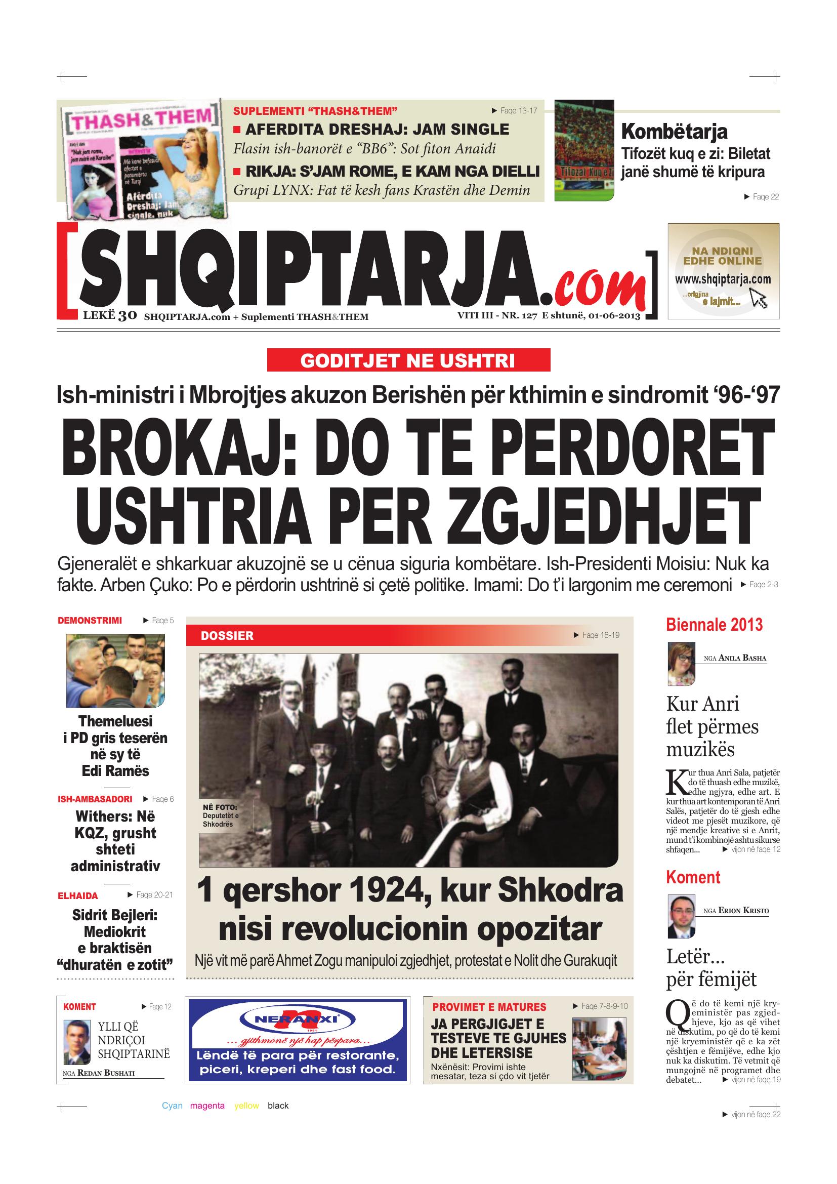 Shqiptarja.com 2013-06-01