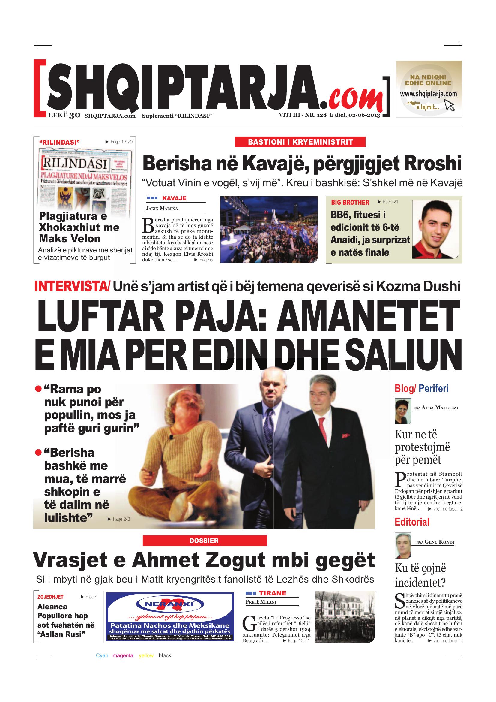 Shqiptarja.com 2013-06-02