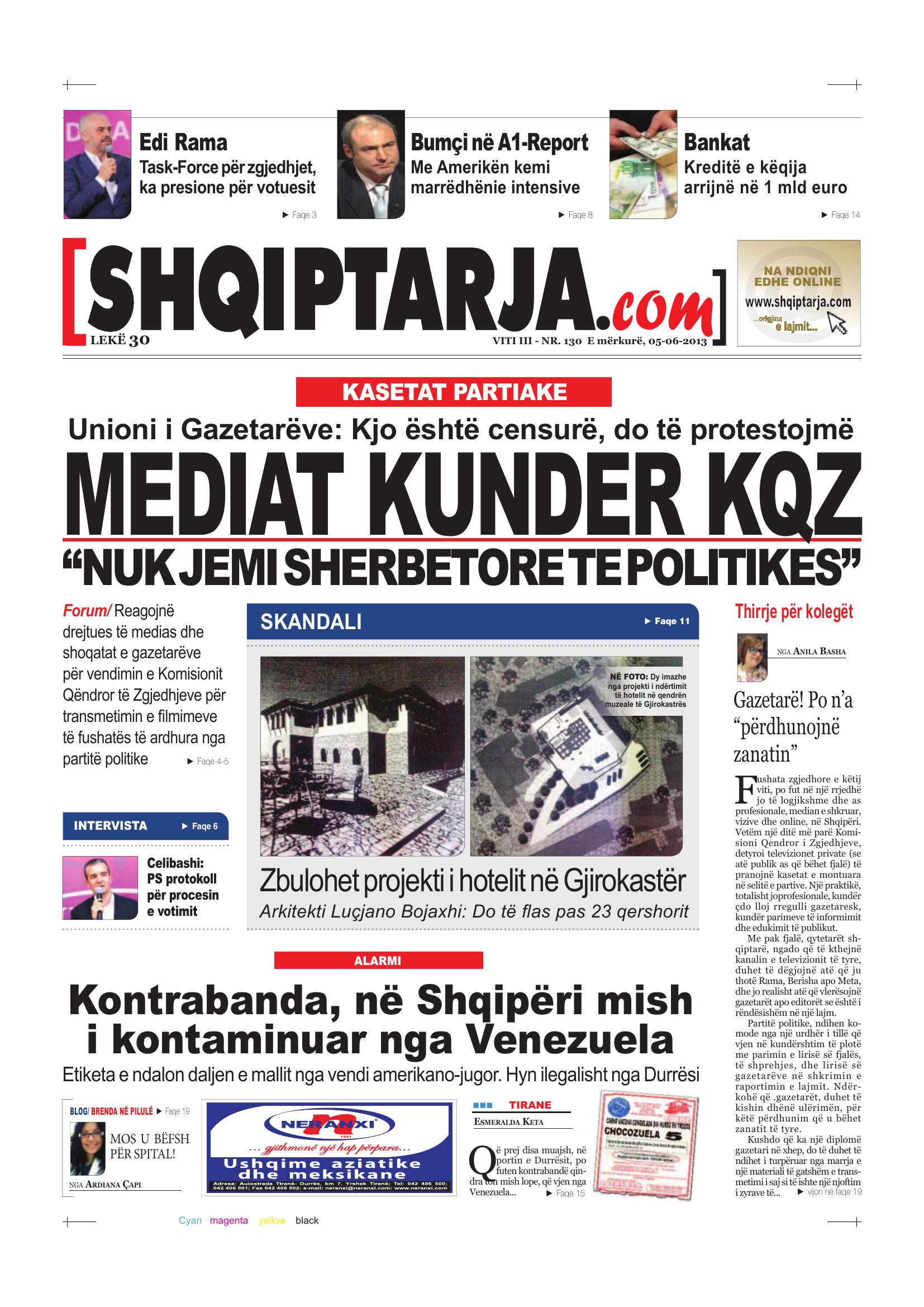 Shqiptarja.com 2013-06-05