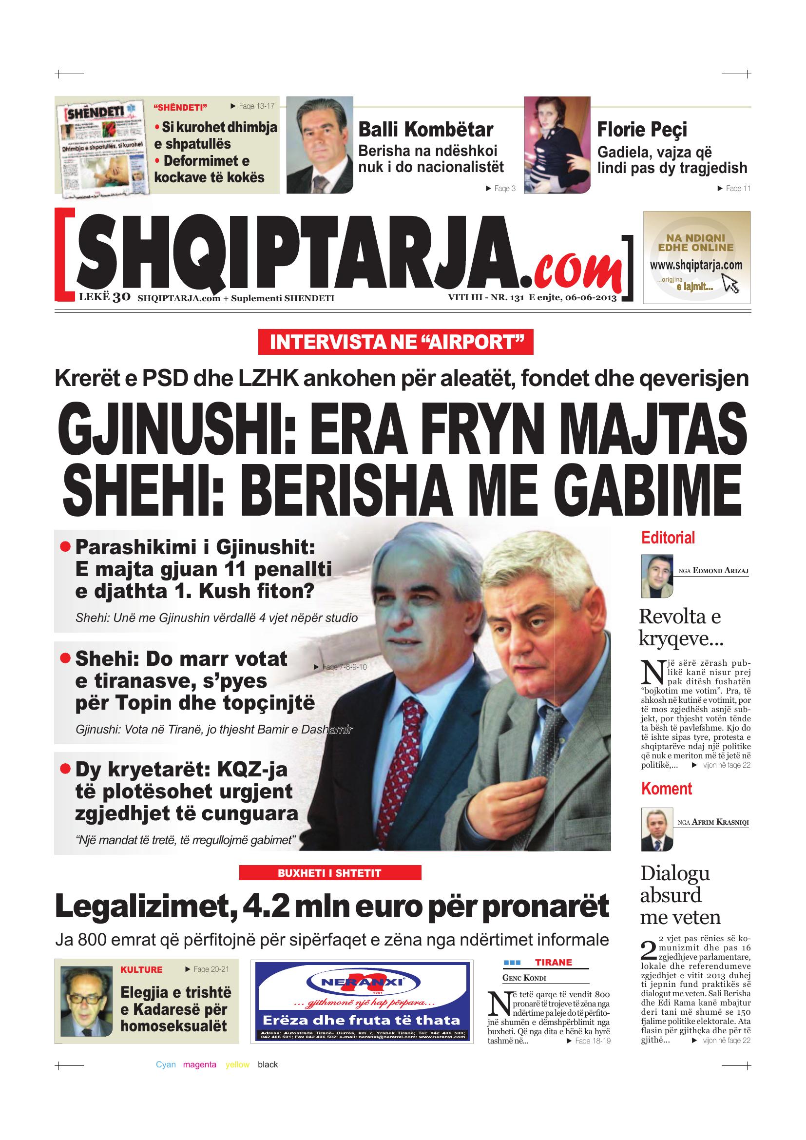 Shqiptarja.com 2013-06-06