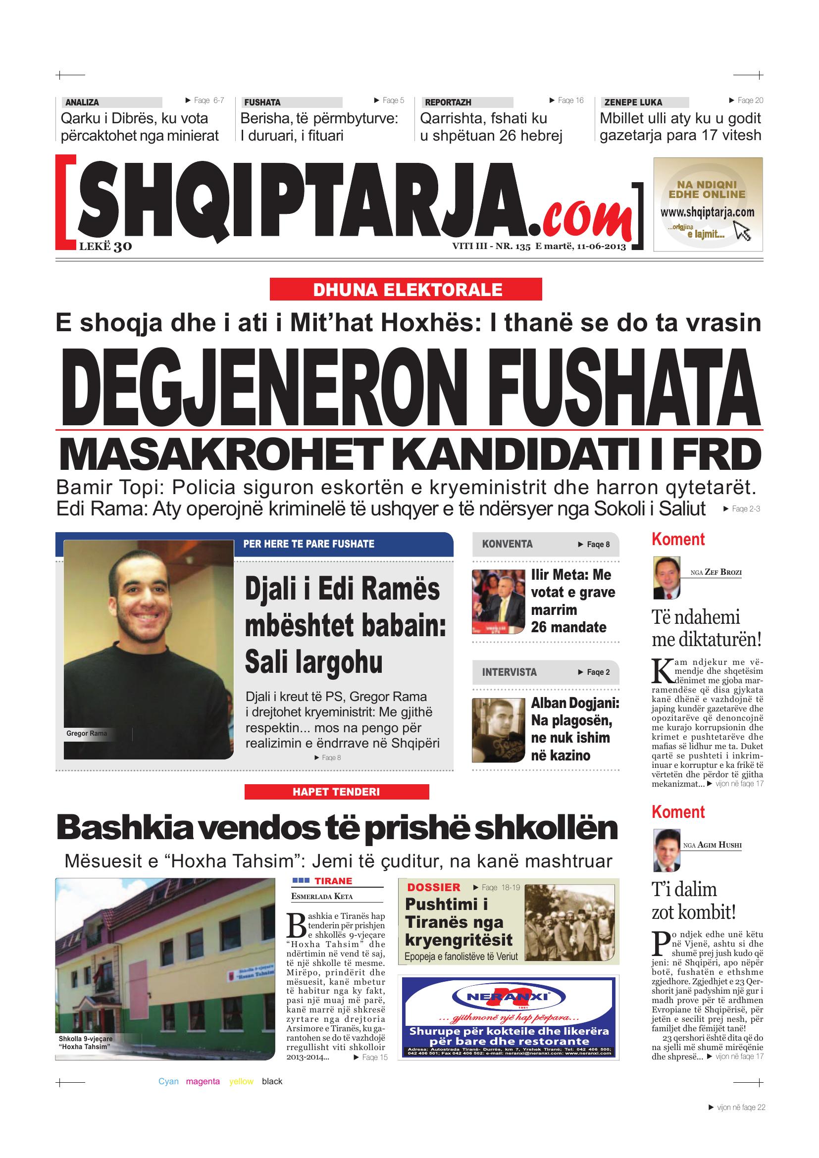 Shqiptarja.com 2013-06-11