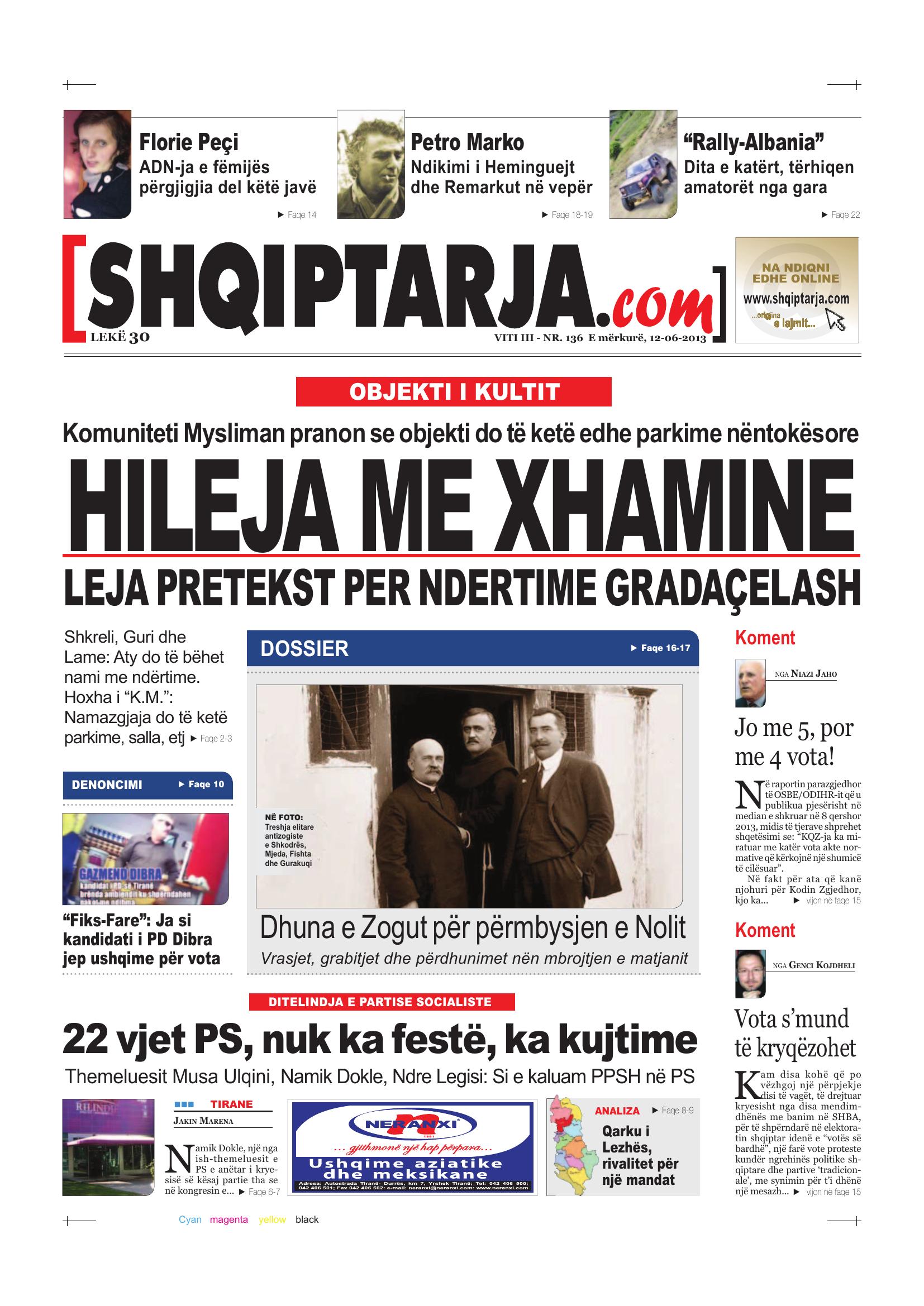 Shqiptarja.com 2013-06-12