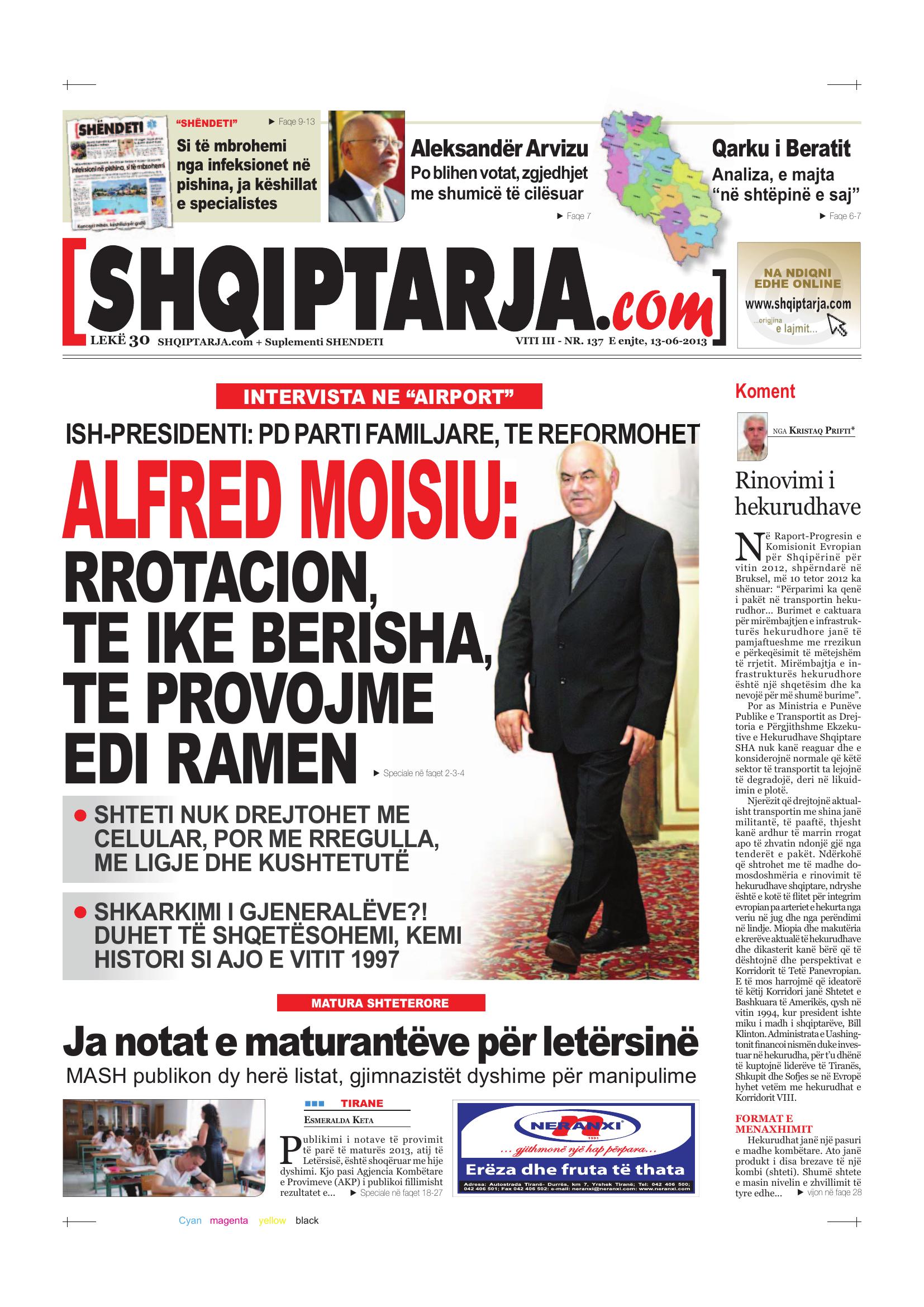 Shqiptarja.com 2013-06-13
