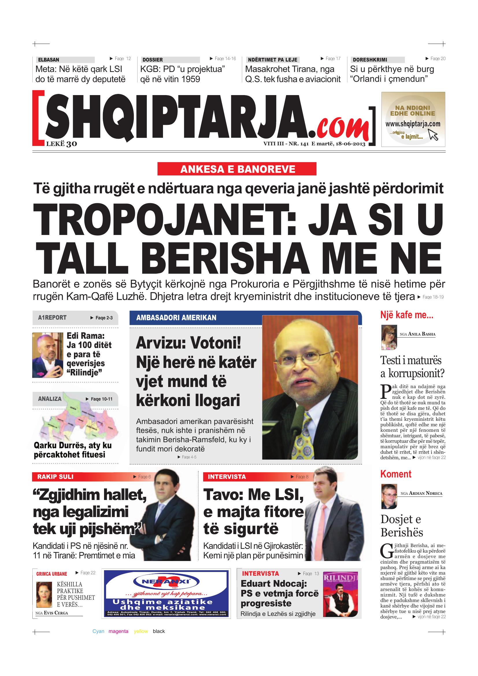 Shqiptarja.com 2013-06-18