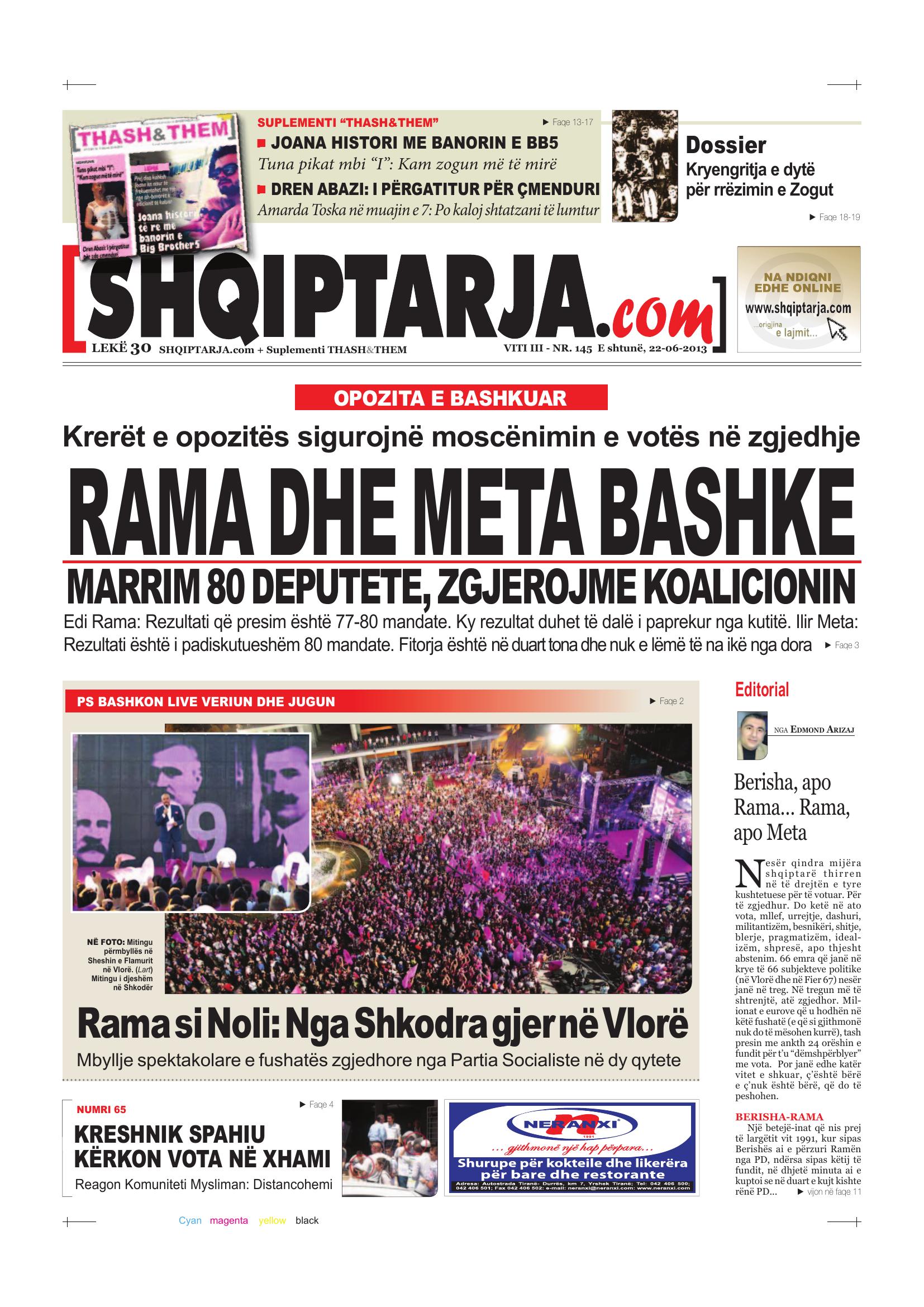 Shqiptarja.com 2013-06-22