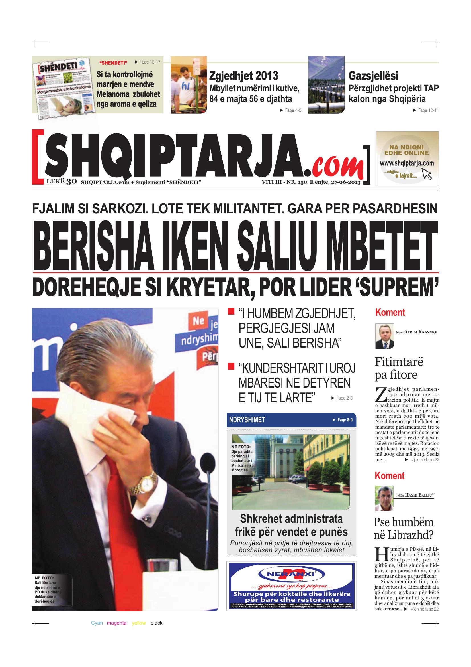 Shqiptarja.com 2013-06-27