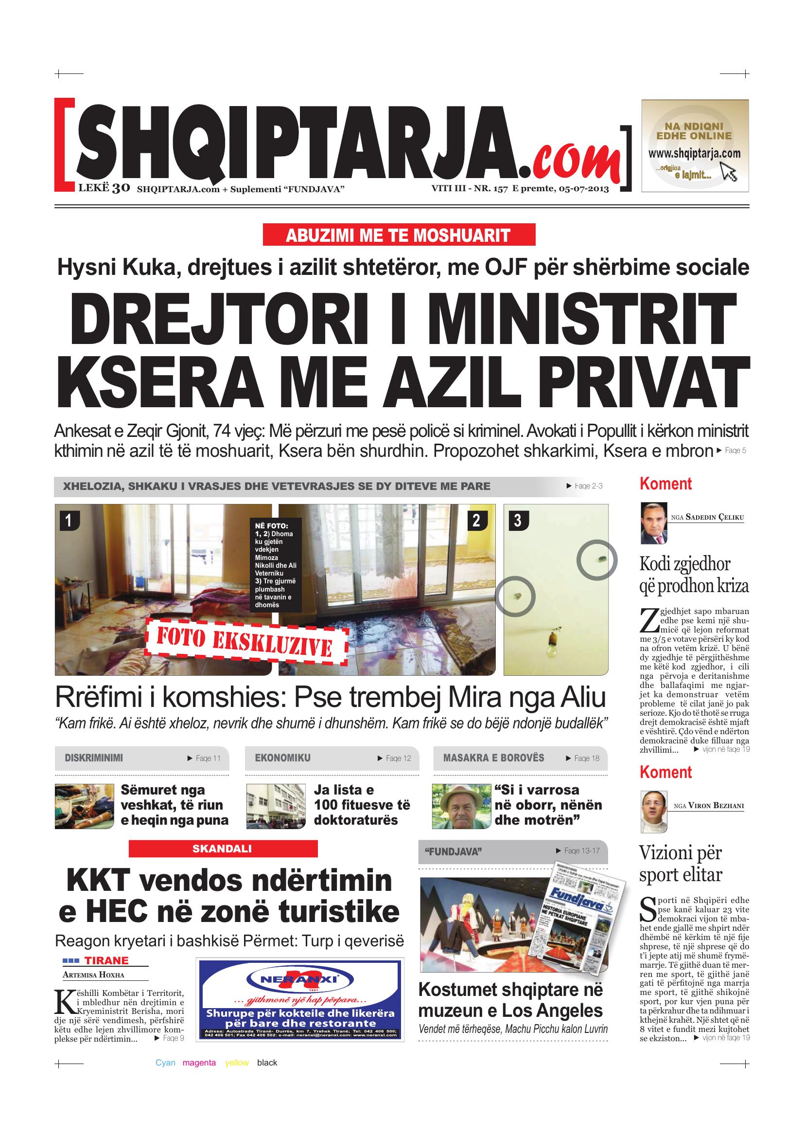 Shqiptarja.com 2013-07-05