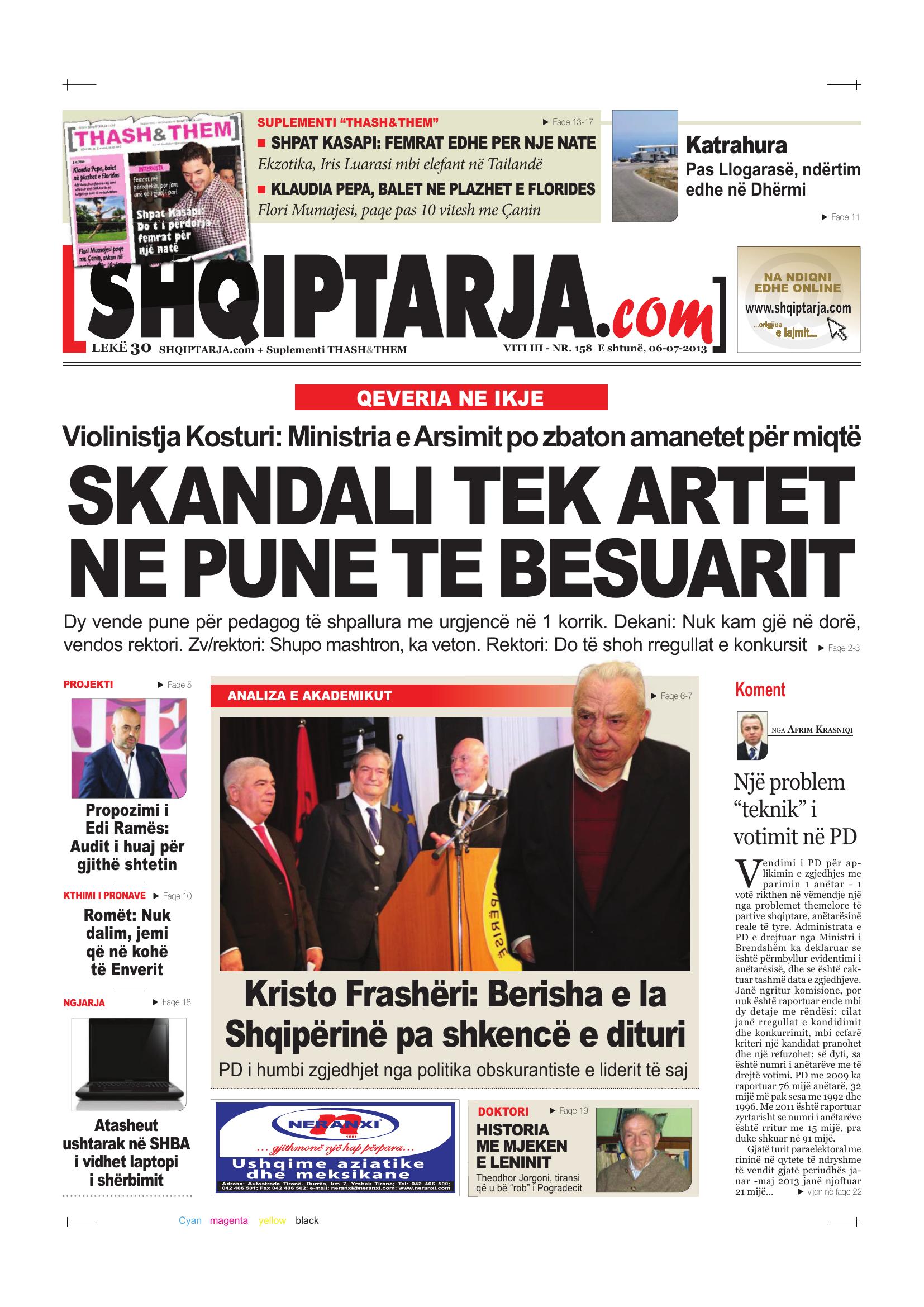 Shqiptarja.com 2013-07-06