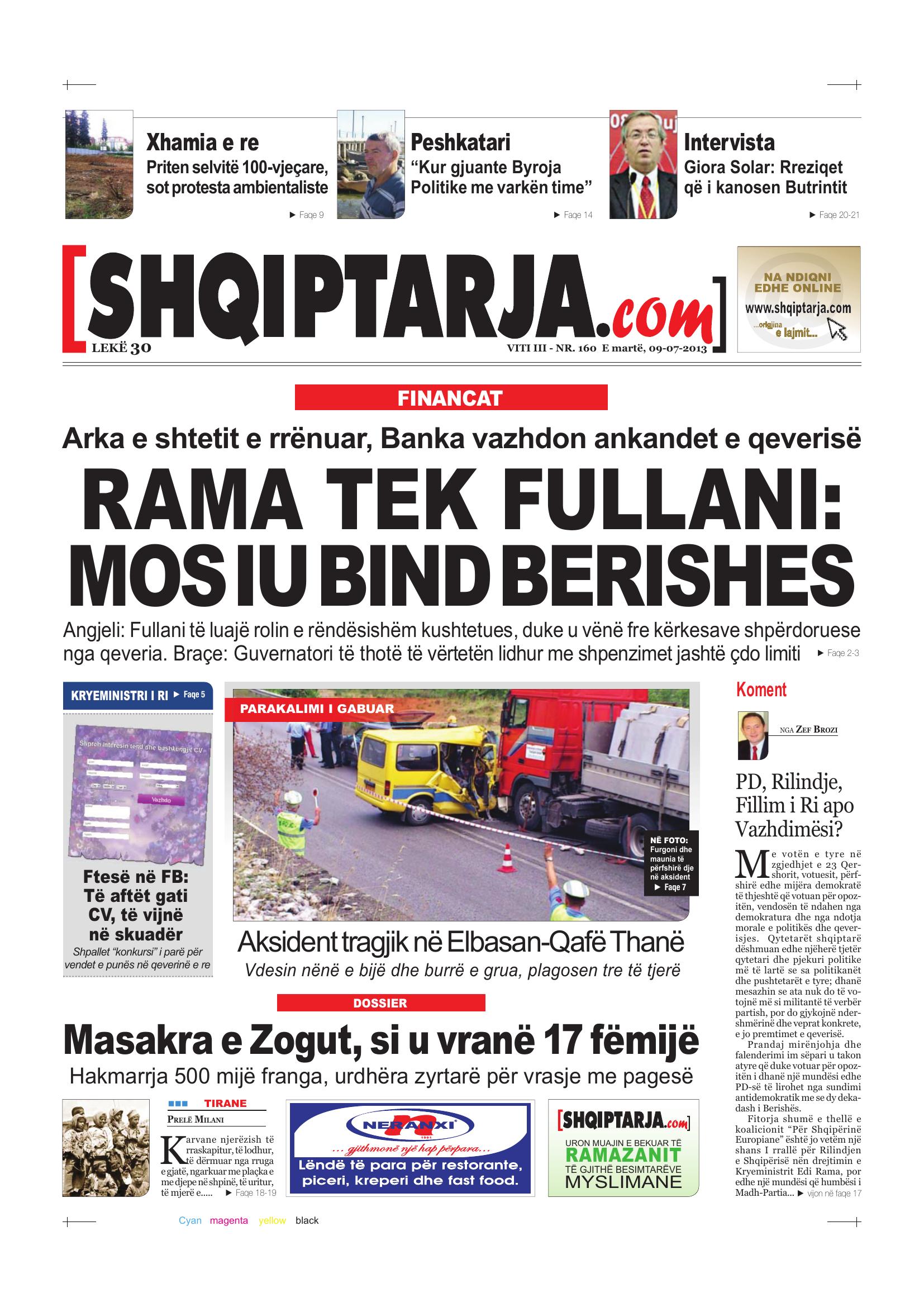 Shqiptarja.com 2013-07-09