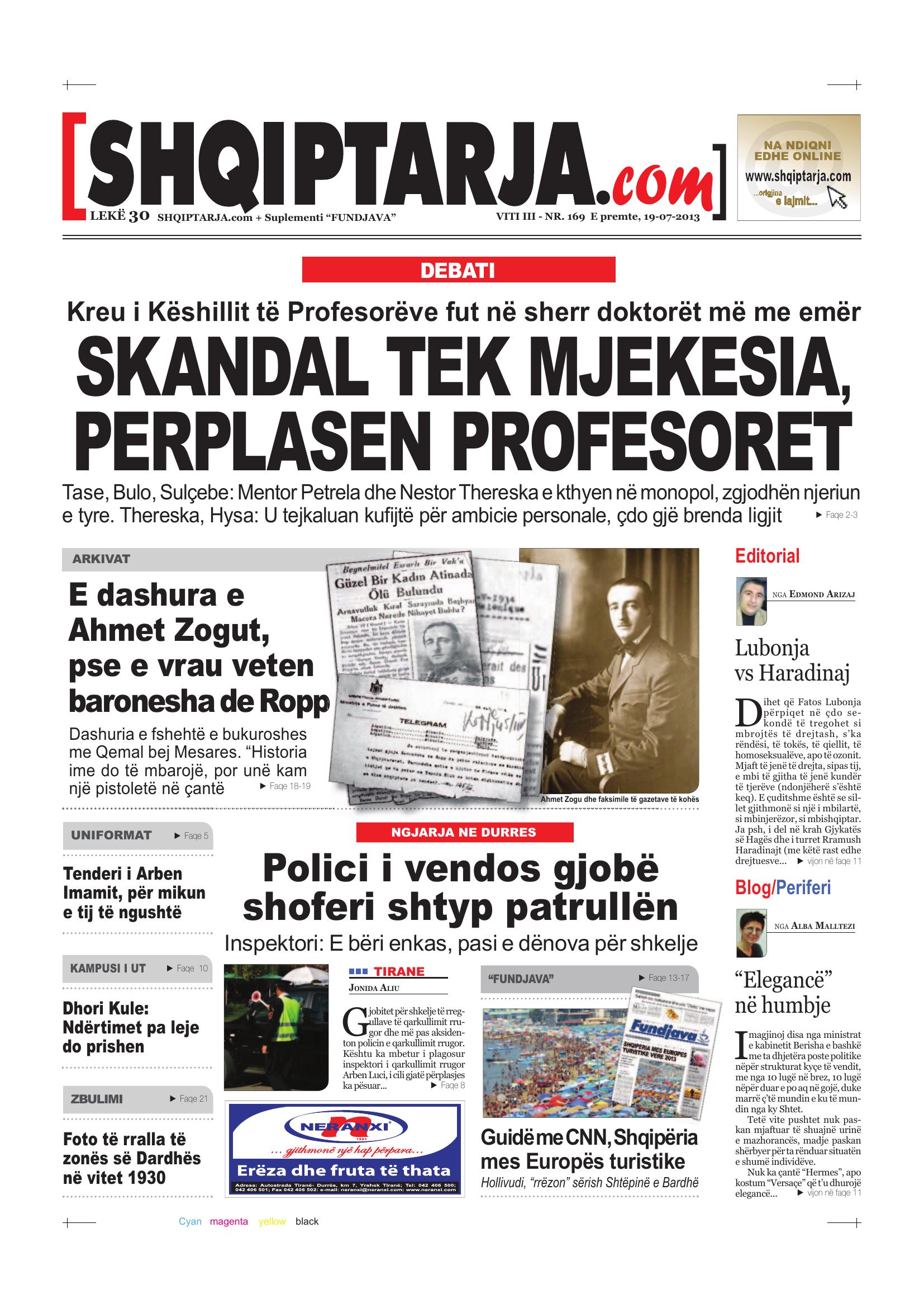 Shqiptarja.com 2013-07-19