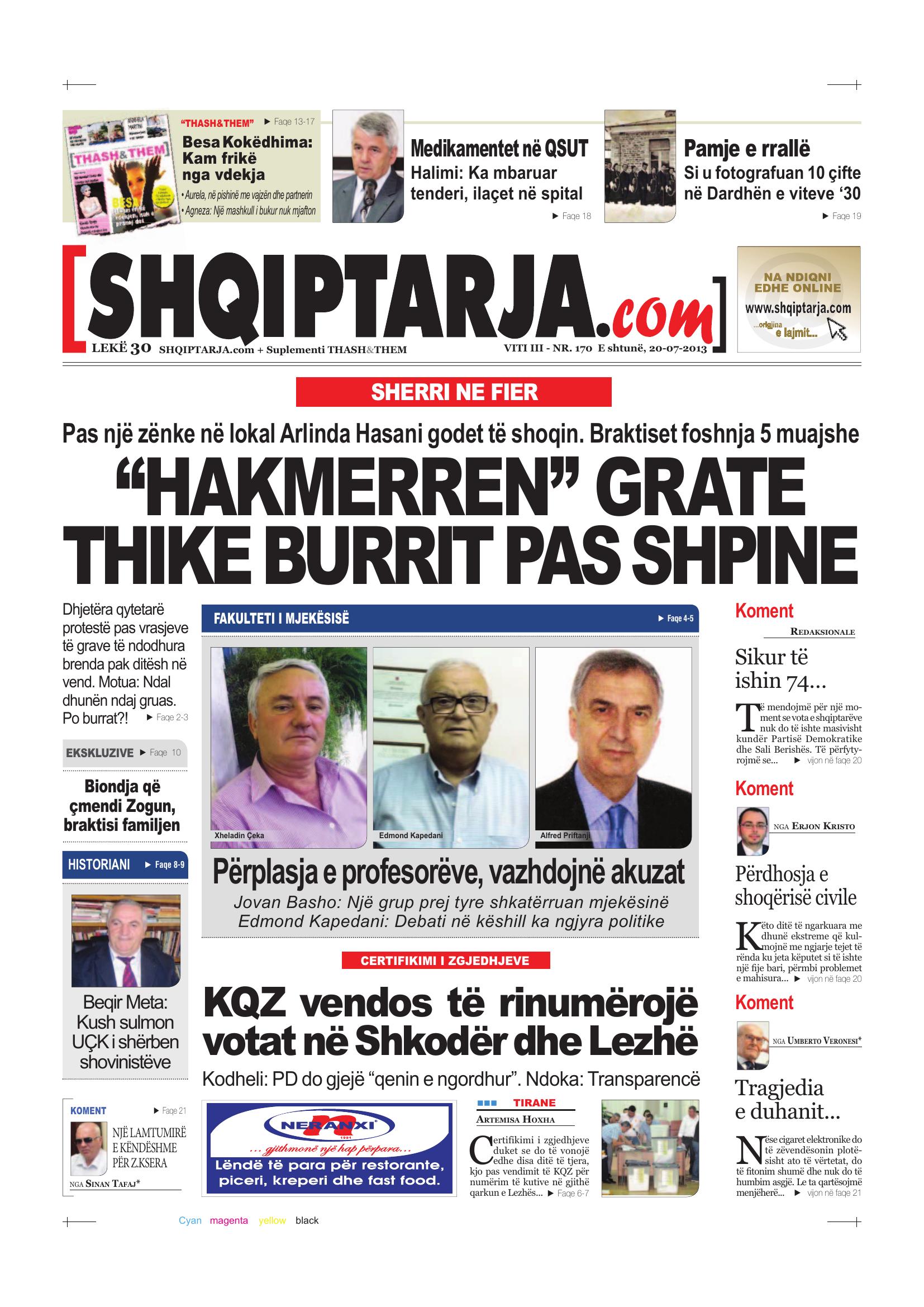 Shqiptarja.com 2013-07-20