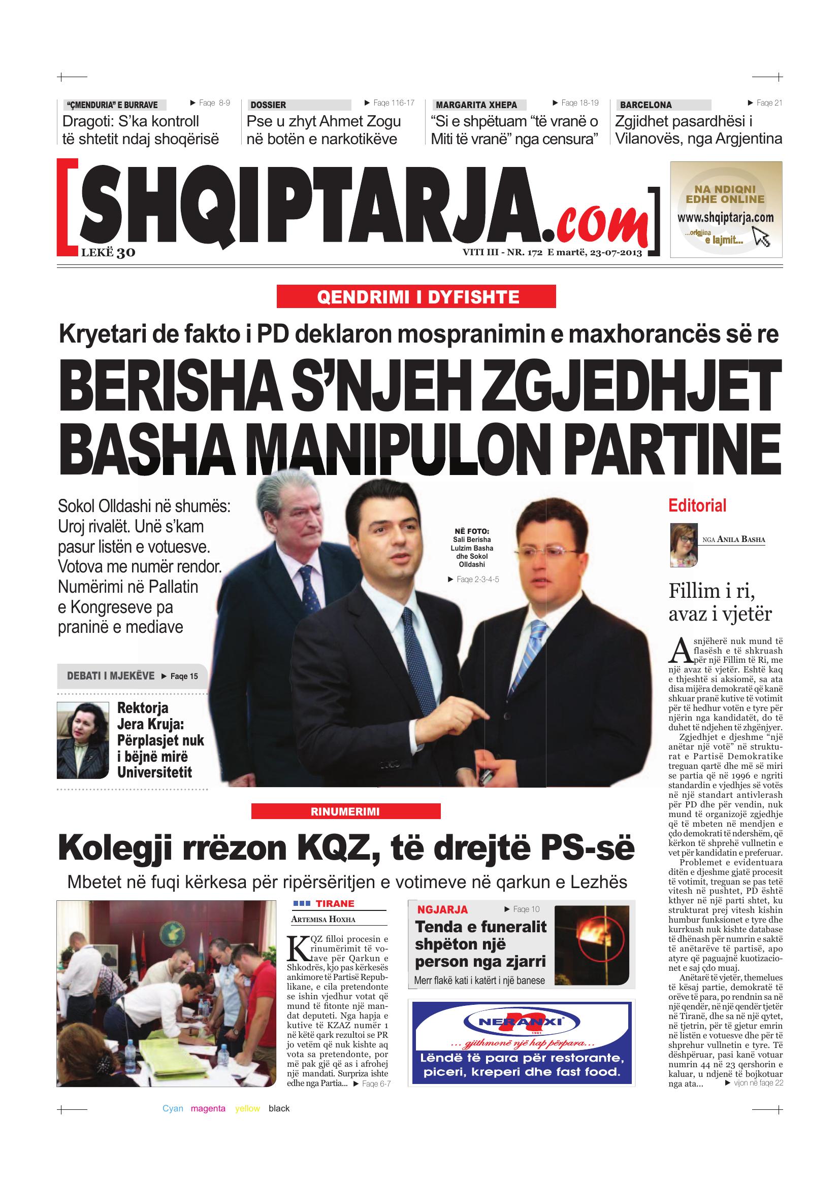 Shqiptarja.com 2013-07-23