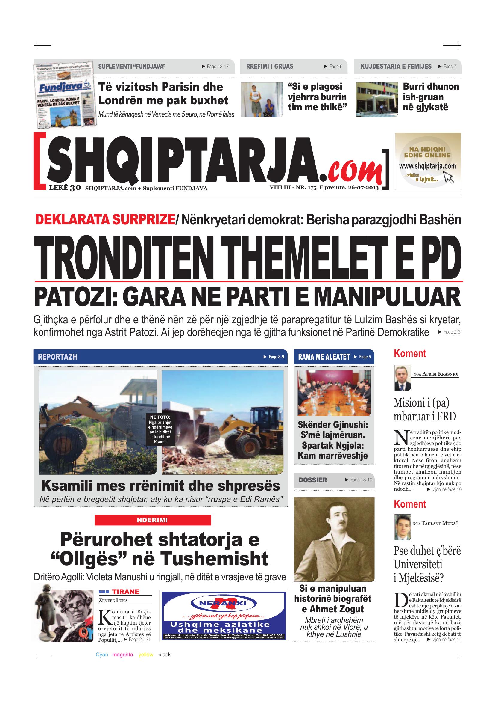 Shqiptarja.com 2013-07-26