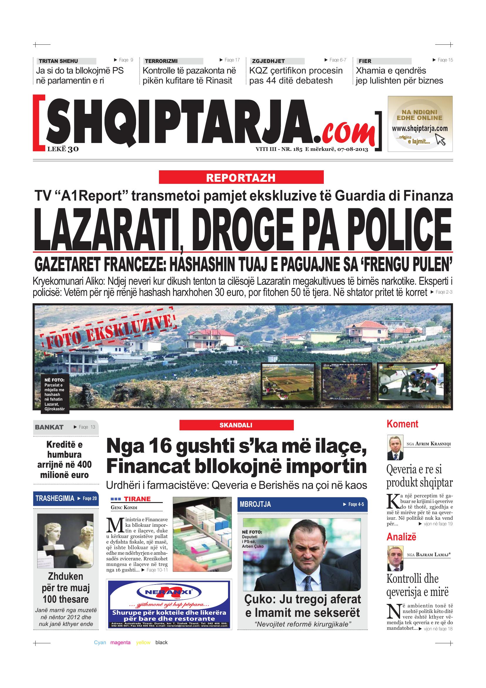 Shqiptarja.com 2013-08-07