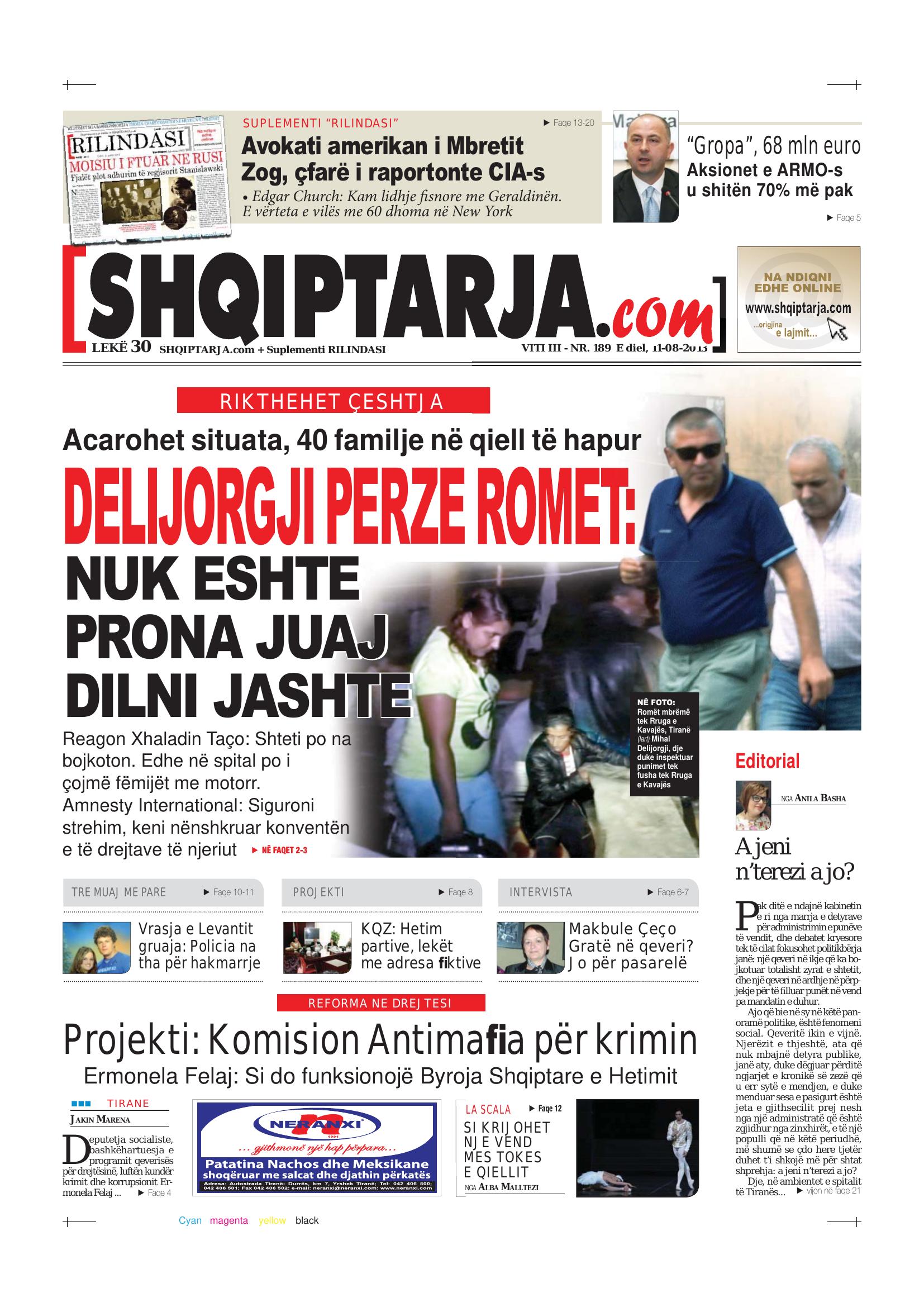 Shqiptarja.com 2013-08-11