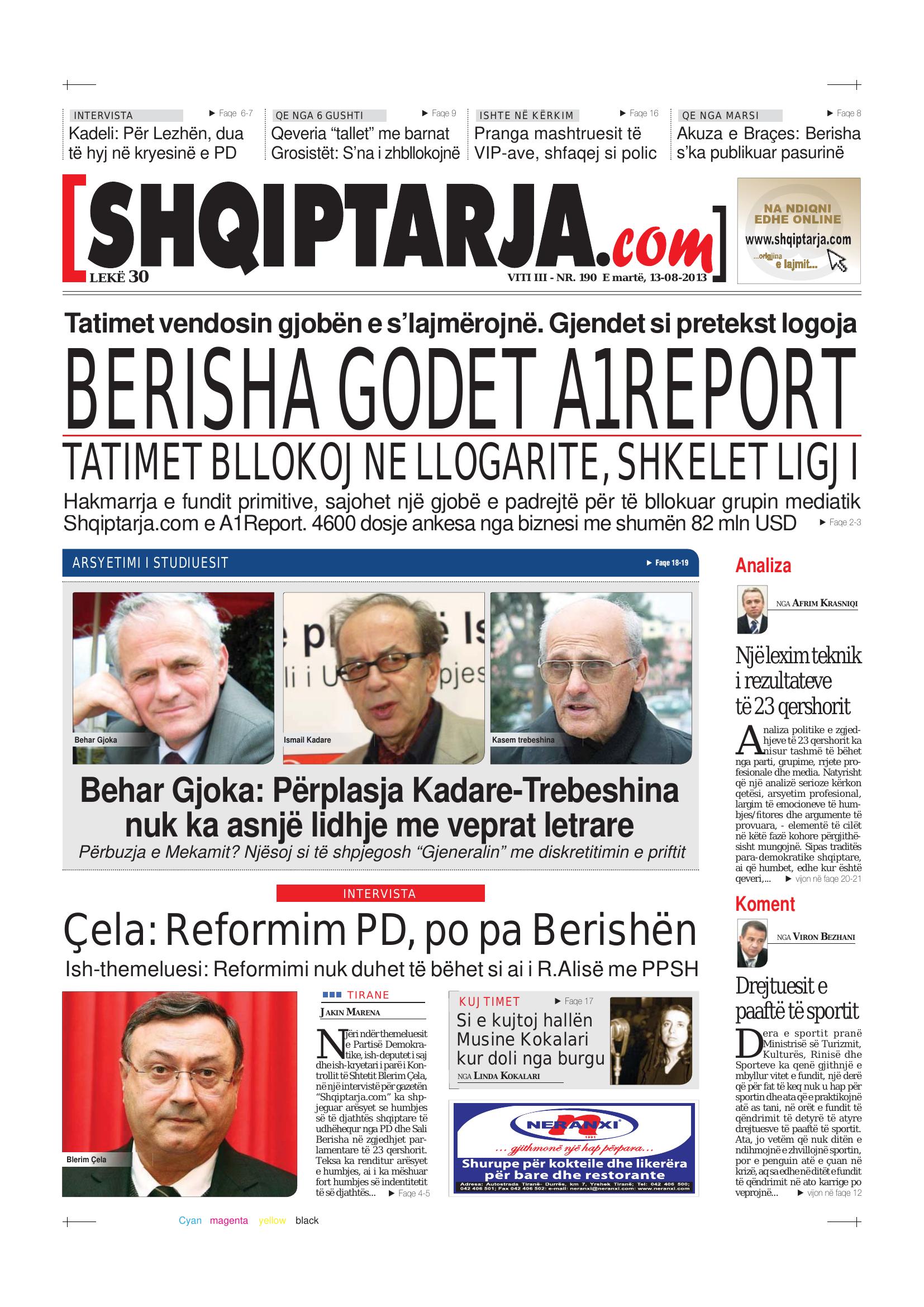 Shqiptarja.com 2013-08-13