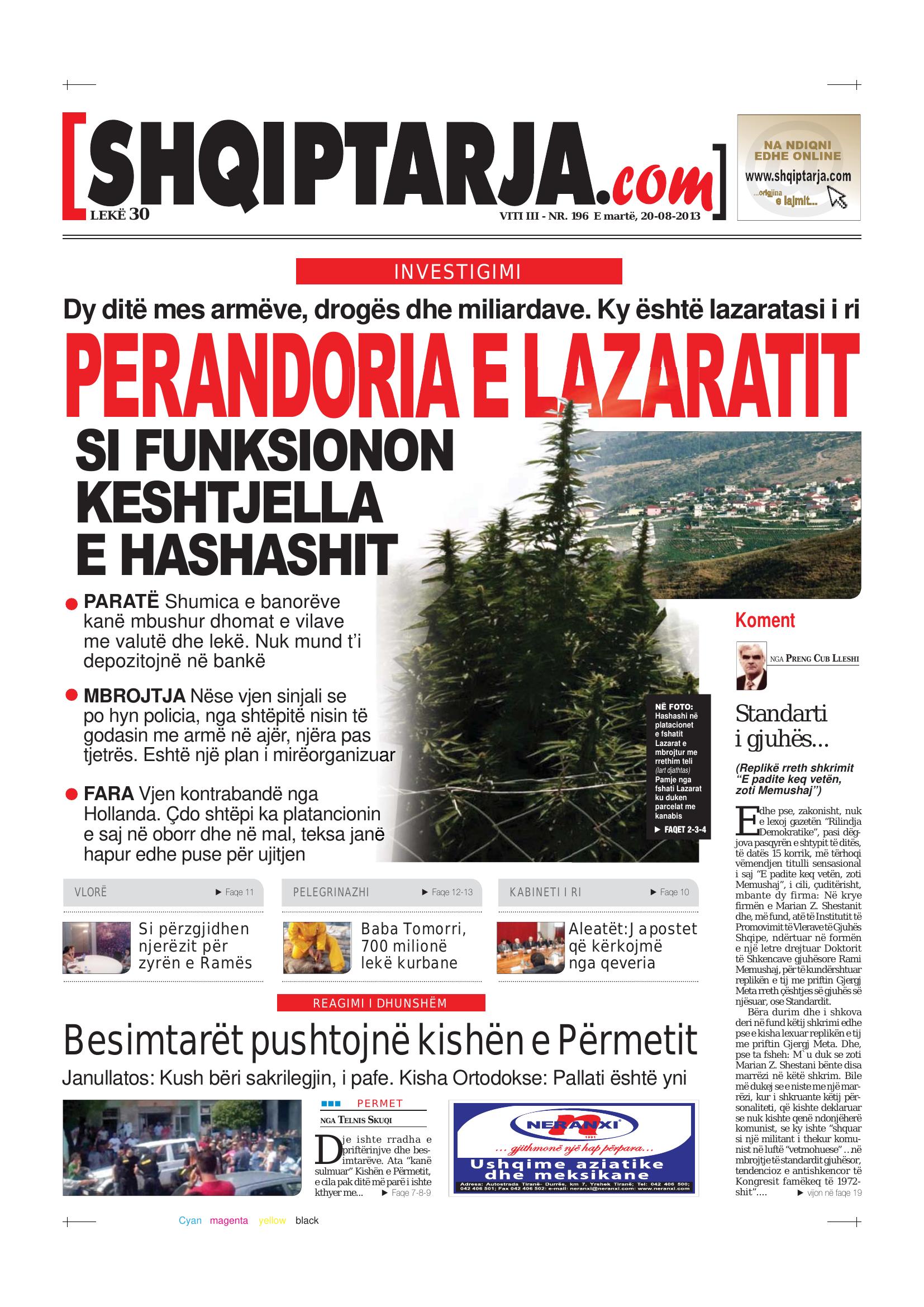 Shqiptarja.com 2013-08-20