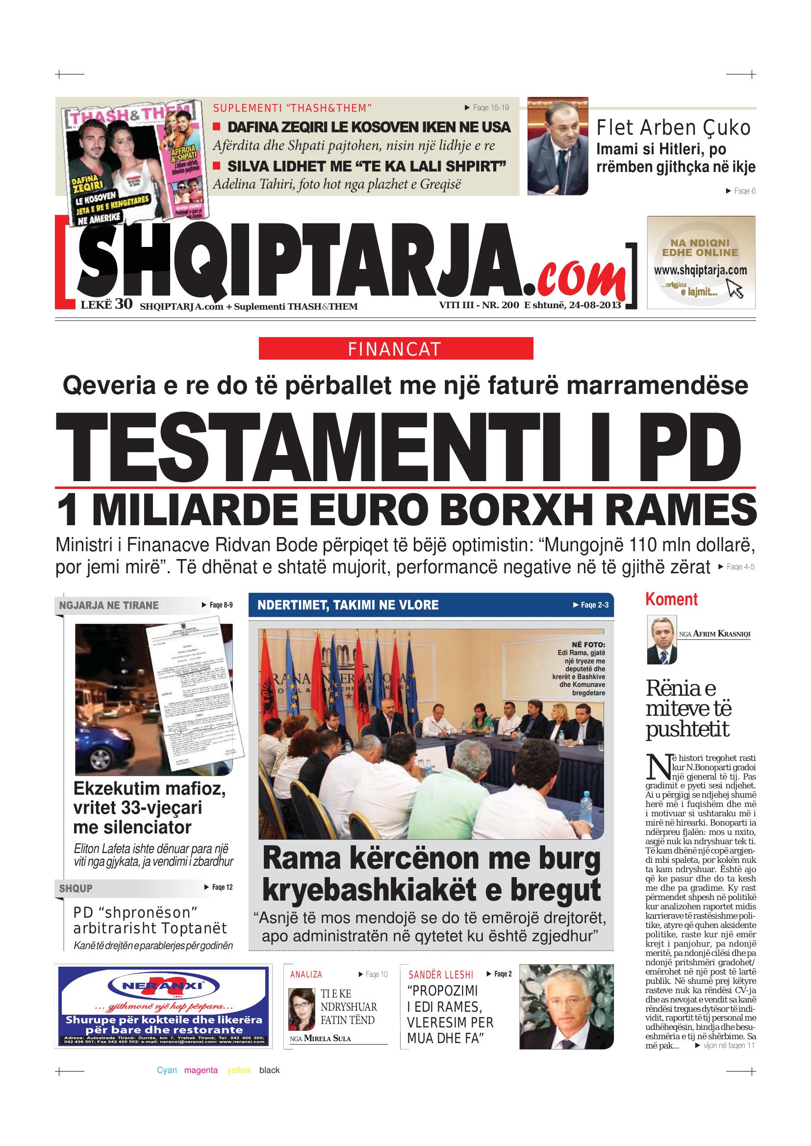 Shqiptarja.com 2013-08-24
