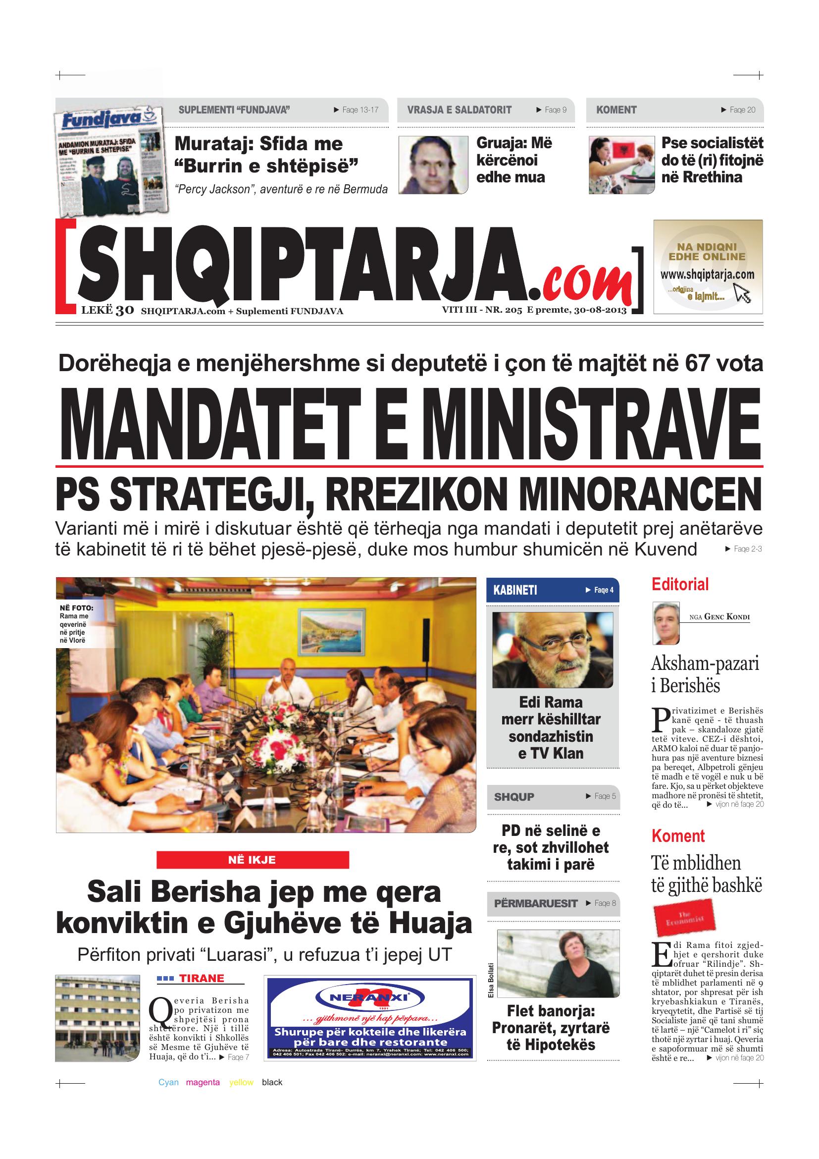 Shqiptarja.com 2013-08-30