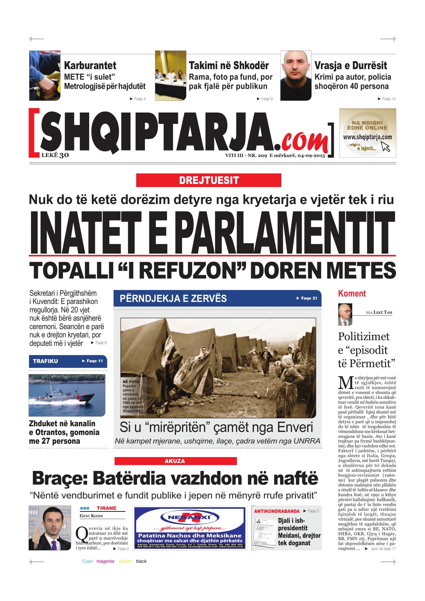 Shqiptarja.com 2013-09-04