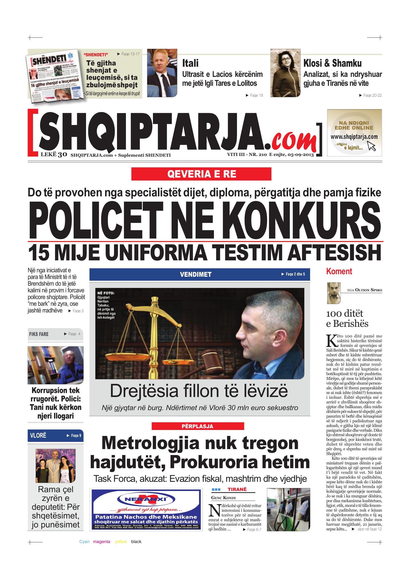 Shqiptarja.com 2013-09-05