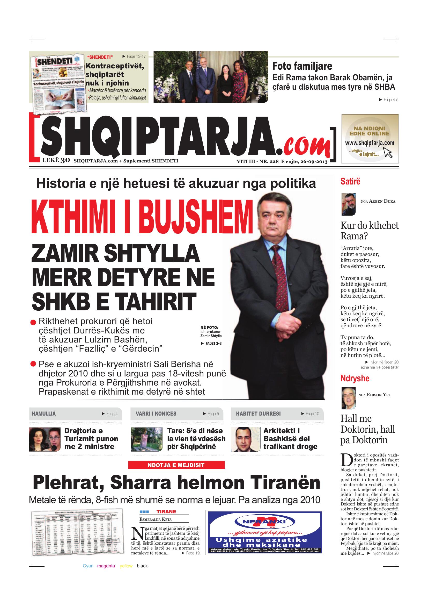 Shqiptarja.com 2013-09-26