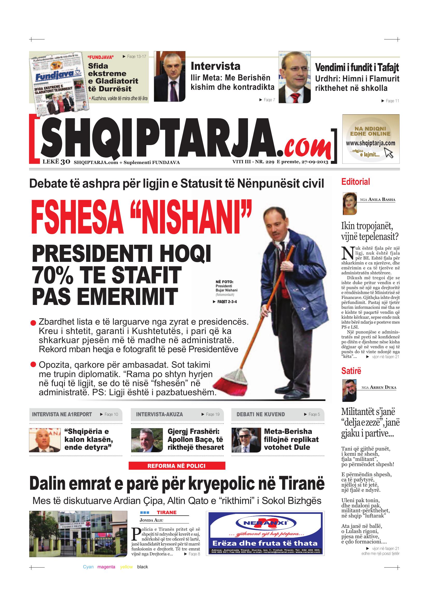 Shqiptarja.com 2013-09-27