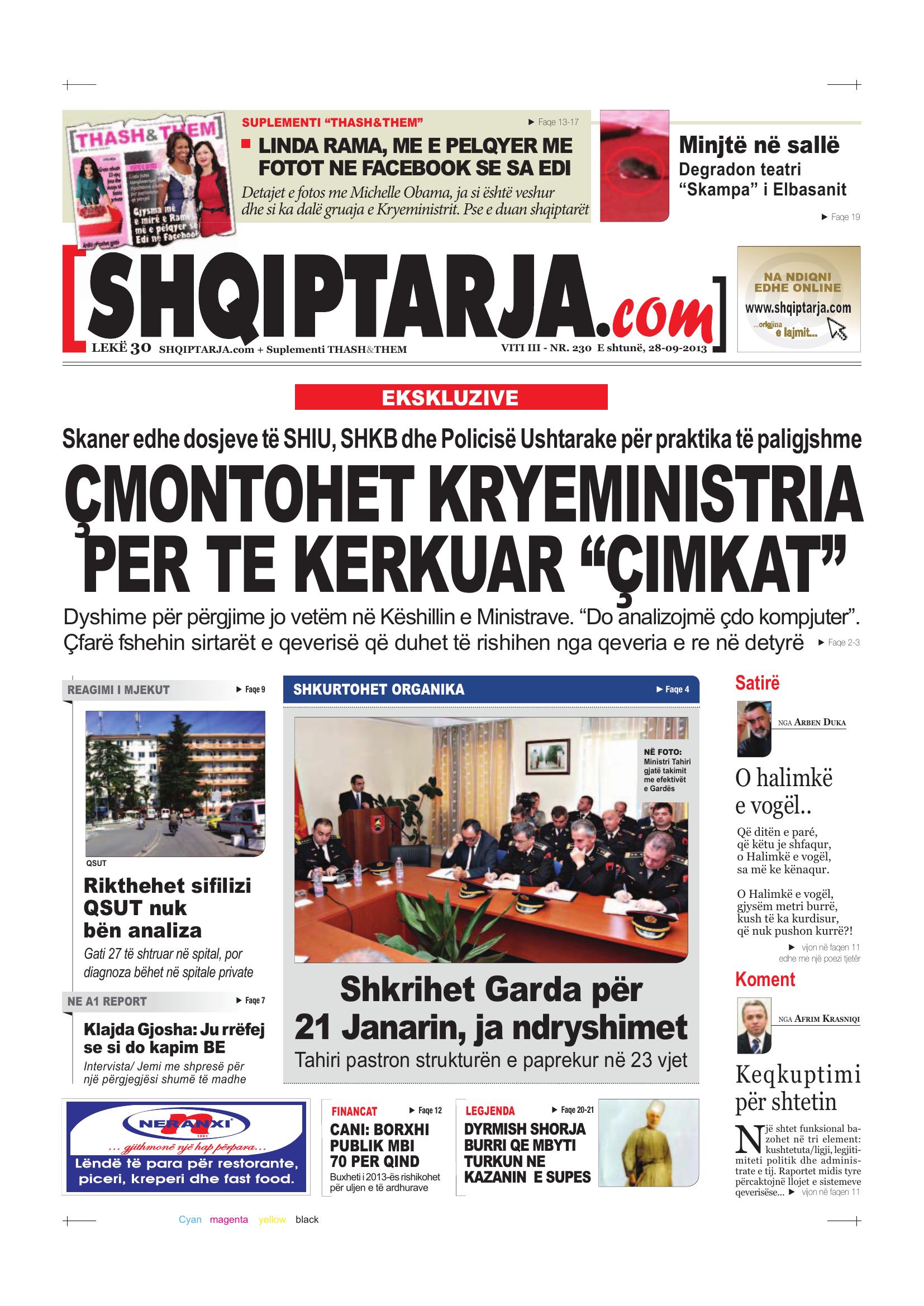Shqiptarja.com 2013-09-28