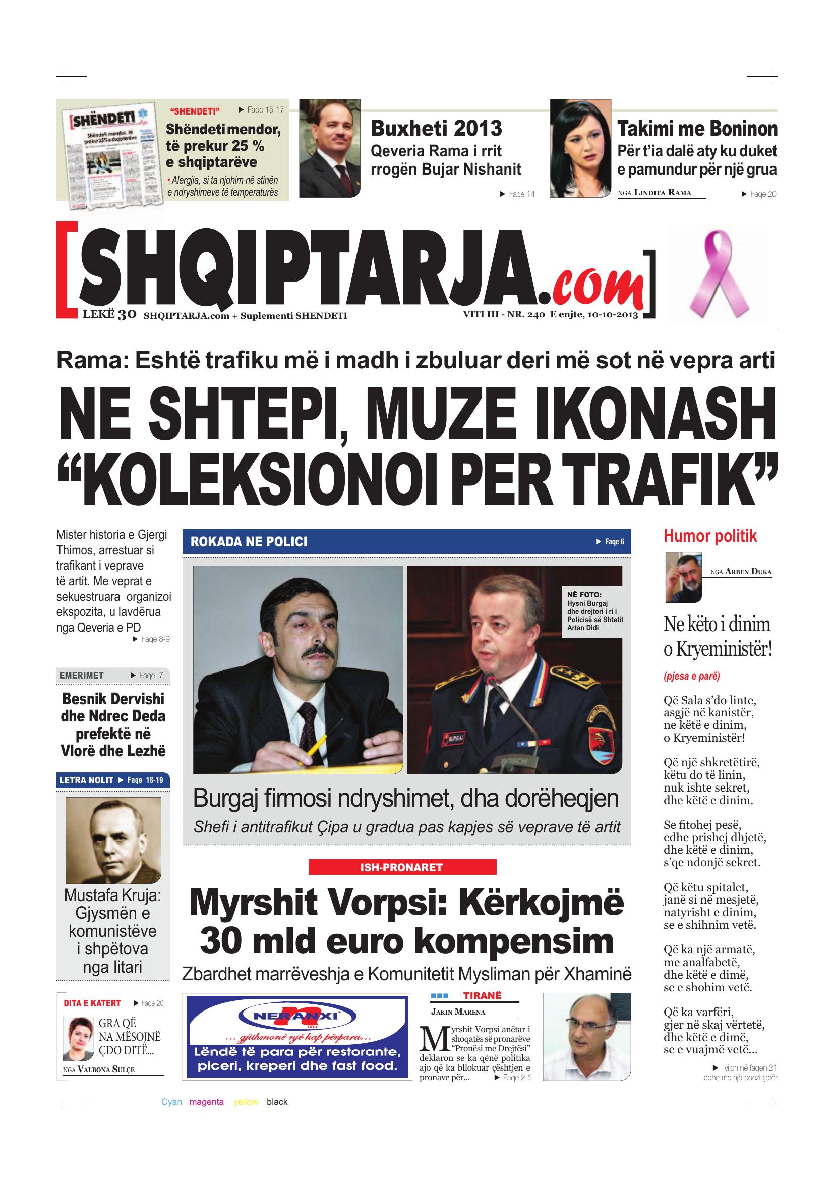 Shqiptarja.com 2013-10-10