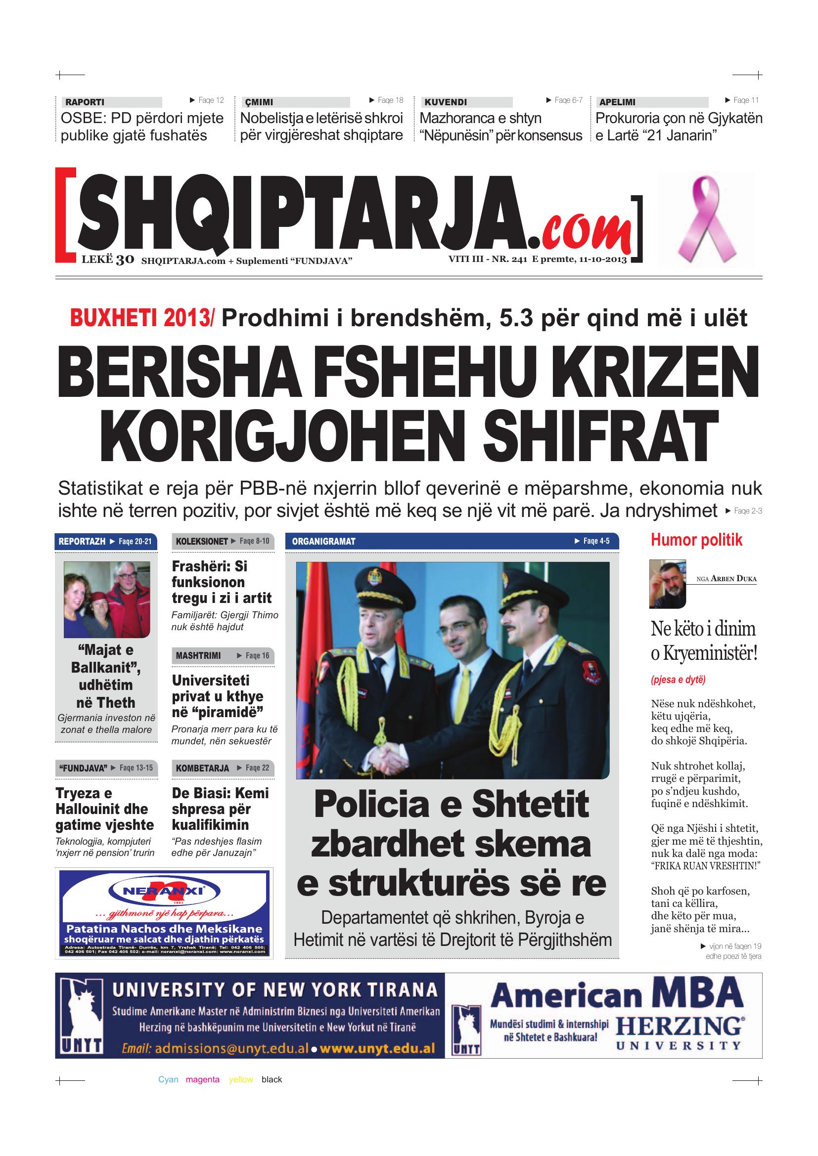 Shqiptarja.com 2013-10-11